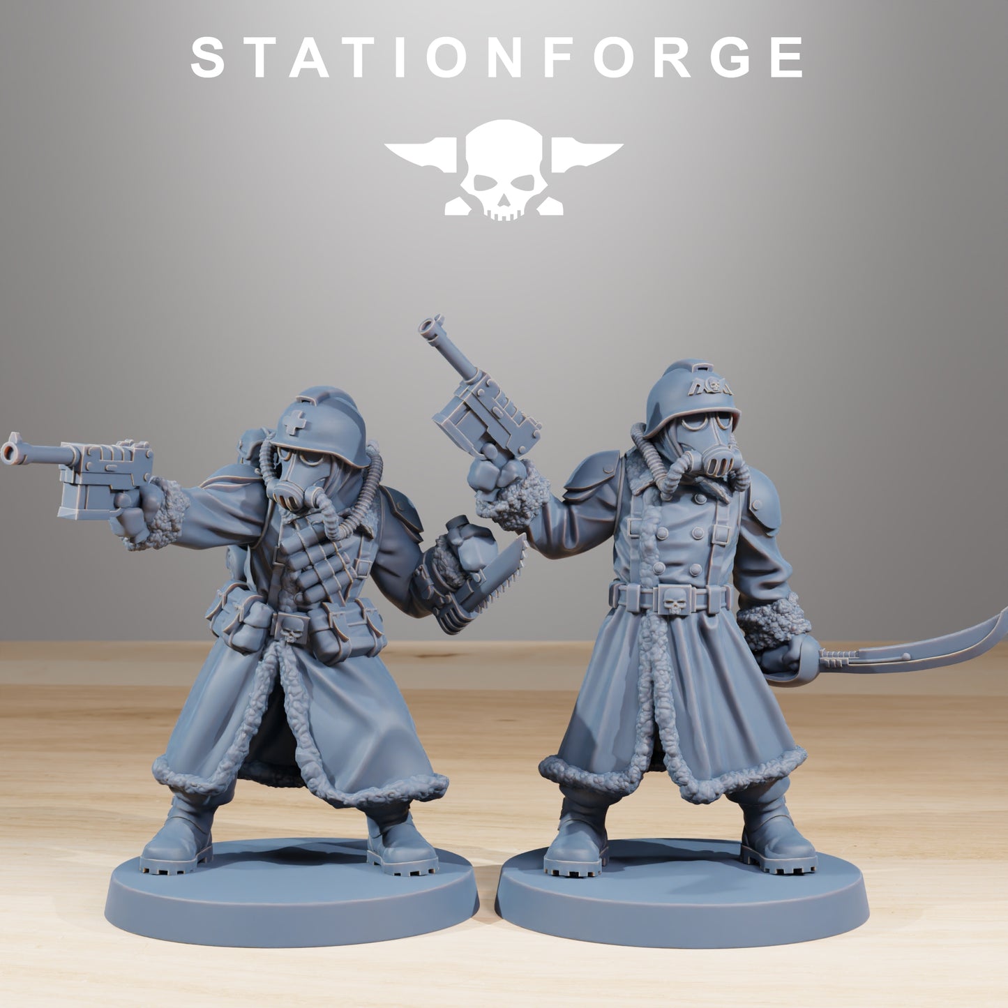 Imperial Soldiers of the Grim Guard x 10, Death Division, Frostwatch Korps