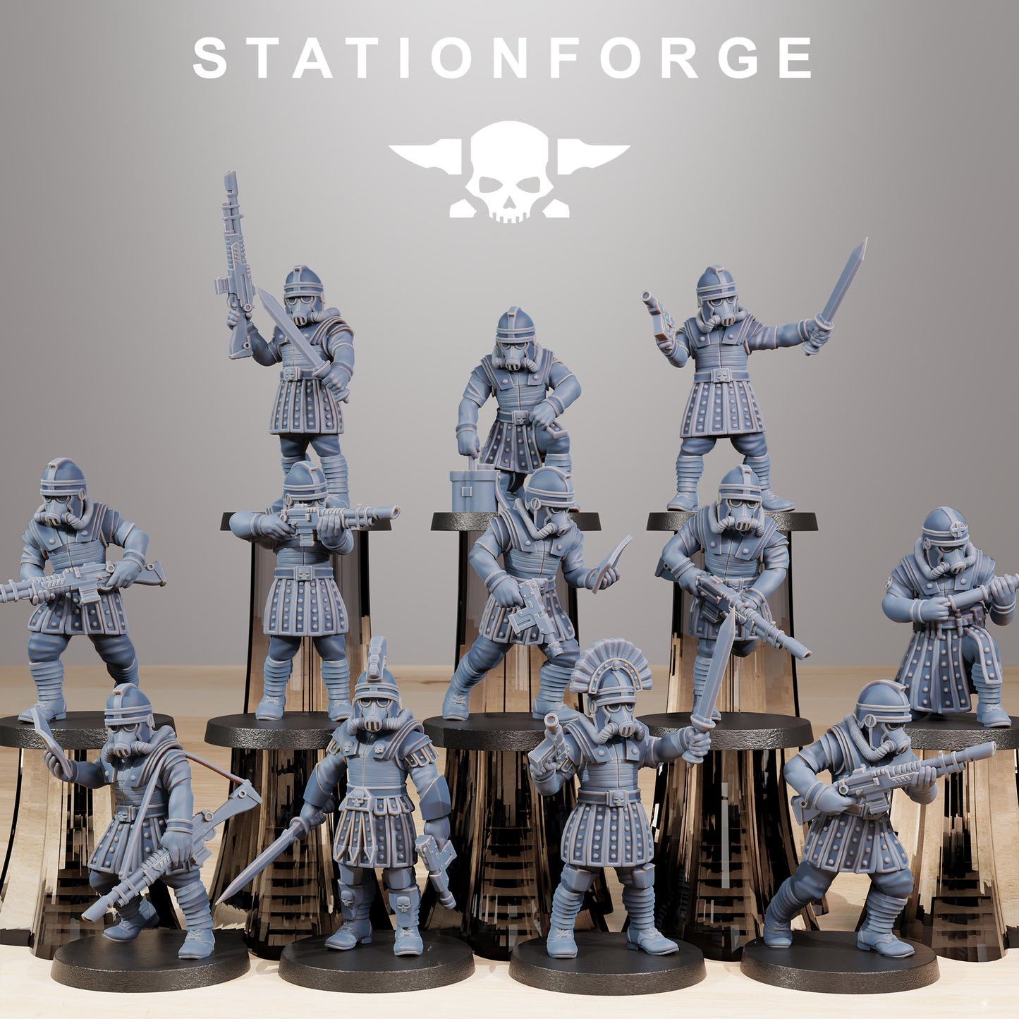 Imperial Soldiers of the Grim Guard x 12, Death Division, Vexillatio Korps