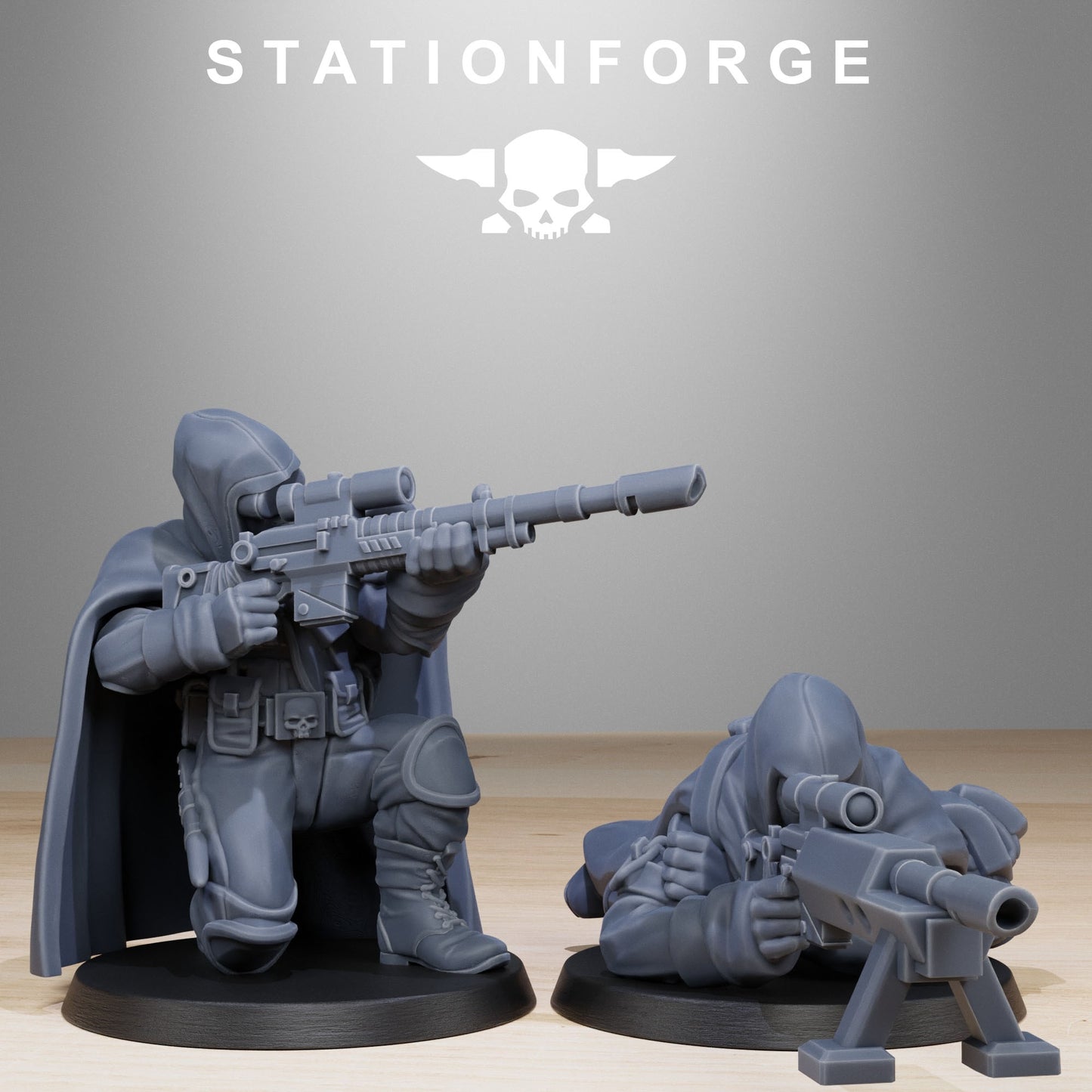 Imperial Marksmen of the Grim Guard x 10, Death Division, Sniper Korps Unit 2