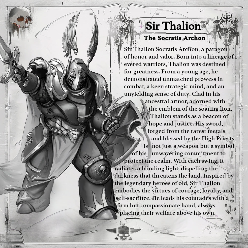 Sir Thalion The Socratis Archon Space Division, Marine Core
