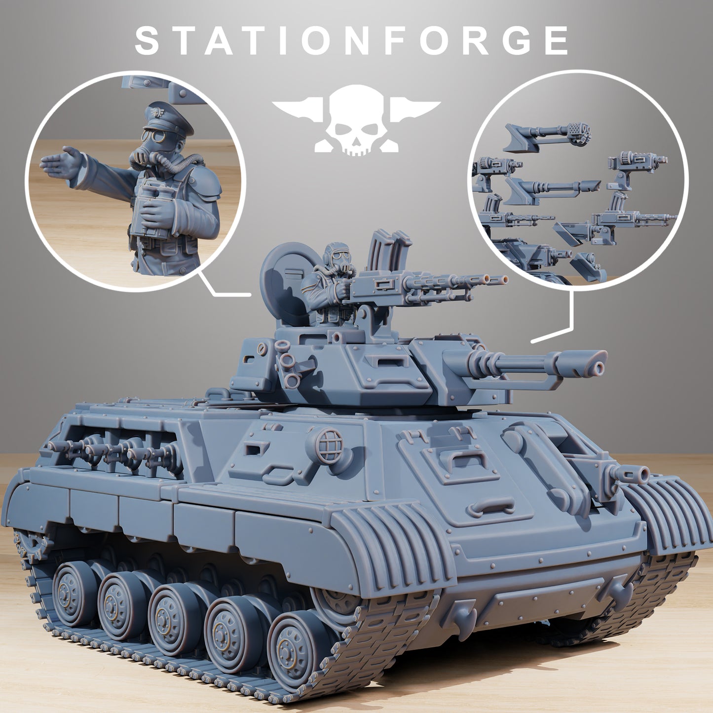 Armoured Carrier - Support Imperial Tank of the Grim Guard, Personnel Division