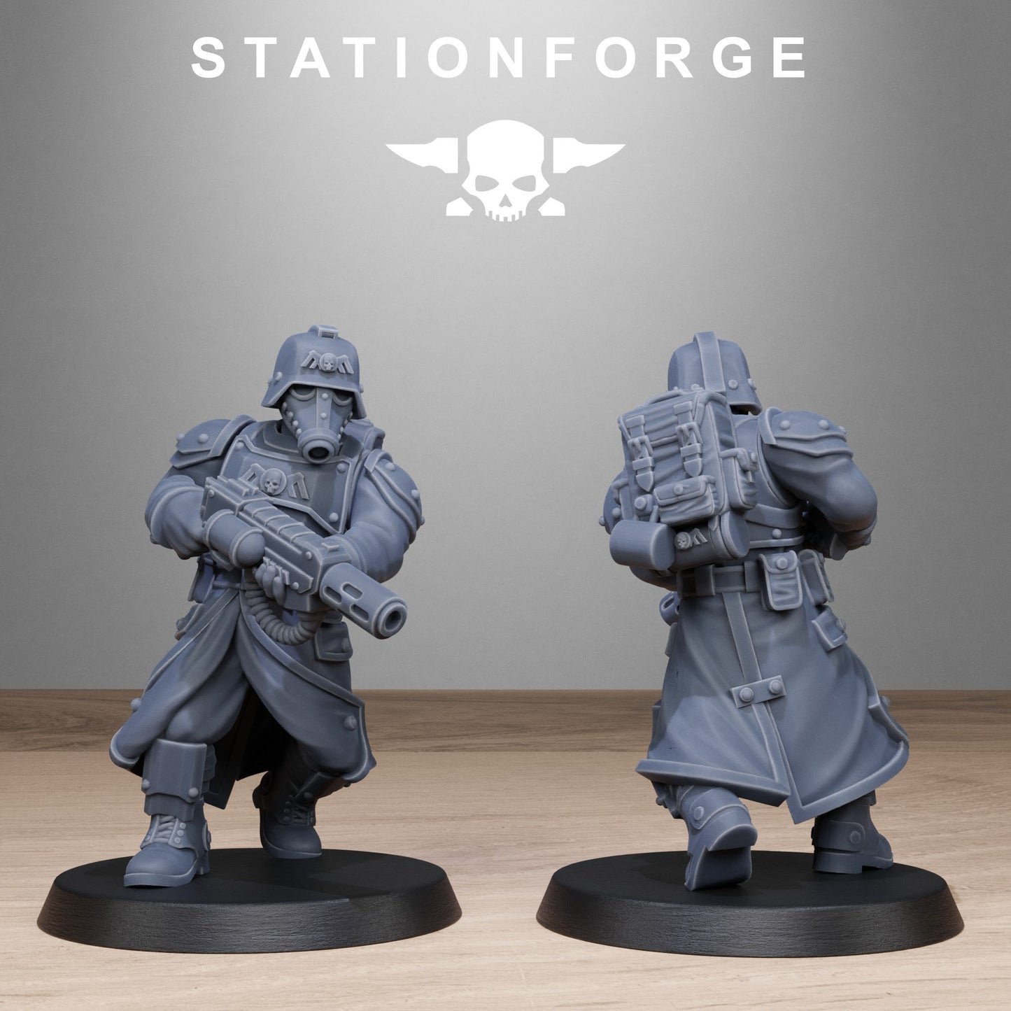 Imperial Soldiers of the Grim Guard x 10, Death Division, Vigils Korps