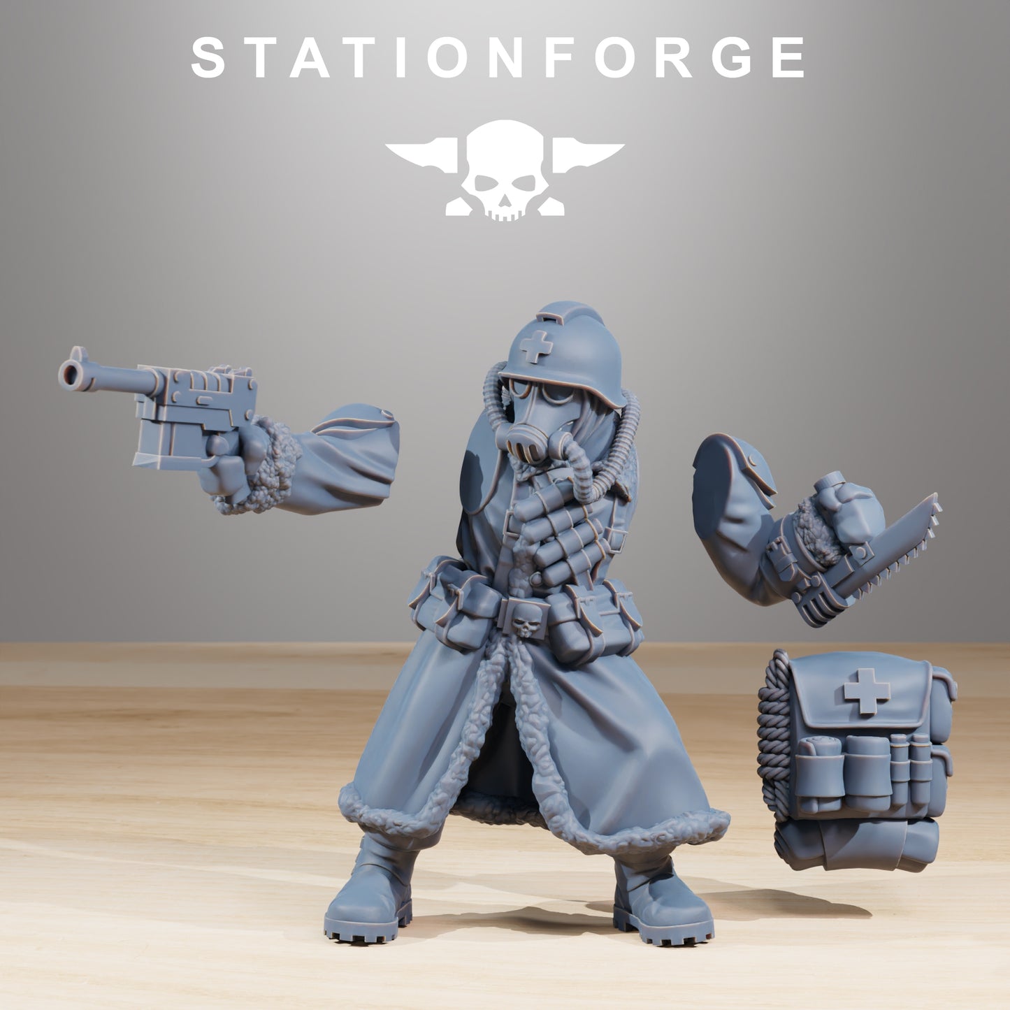 Imperial Soldiers of the Grim Guard x 10, Death Division, Frostwatch Korps