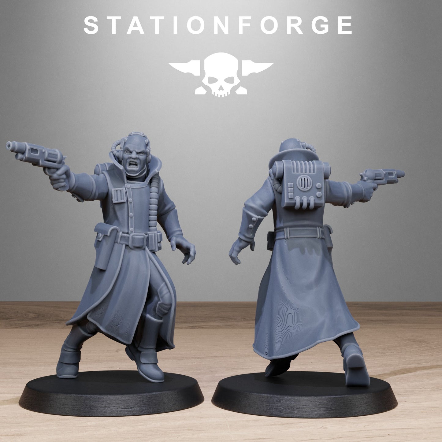 Imperial Seers of the Grim Guard x 10, Death Division, Psyker Korps