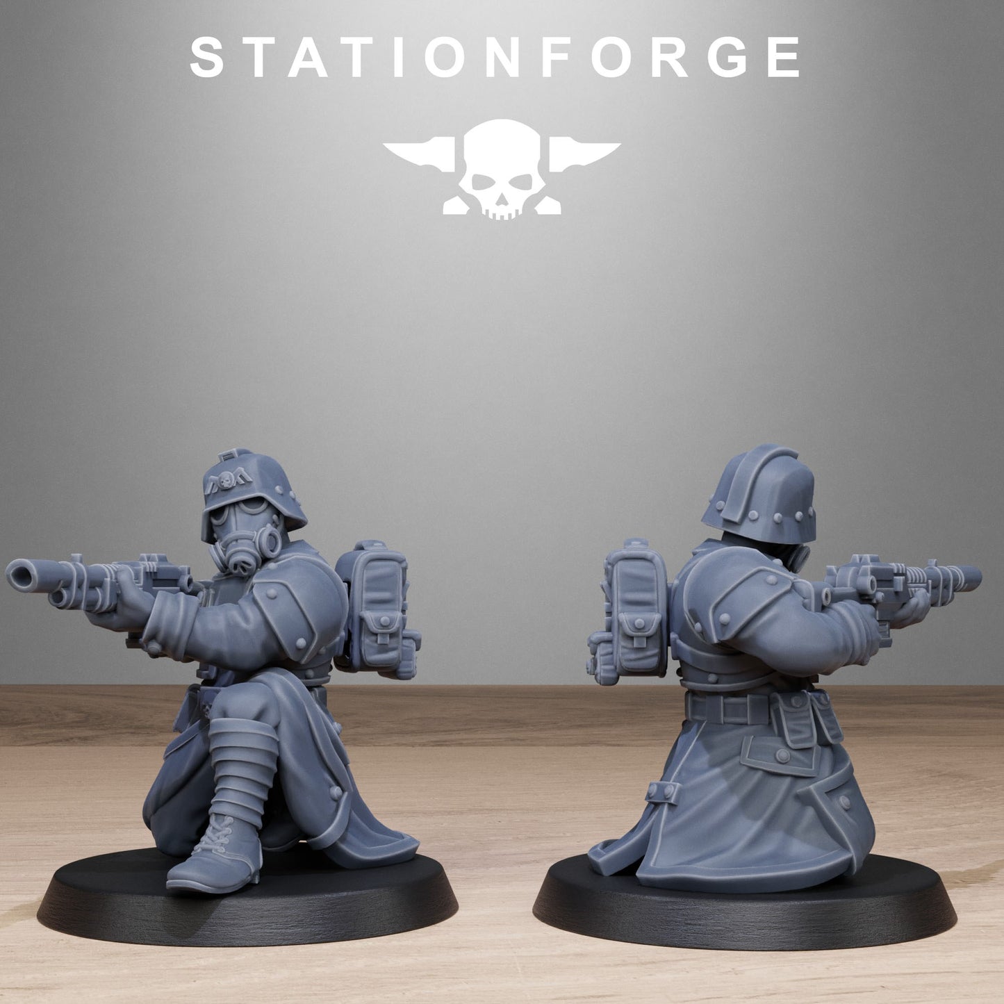 Imperial Soldiers of the Grim Guard x 10, Death Division, Vigils Korps