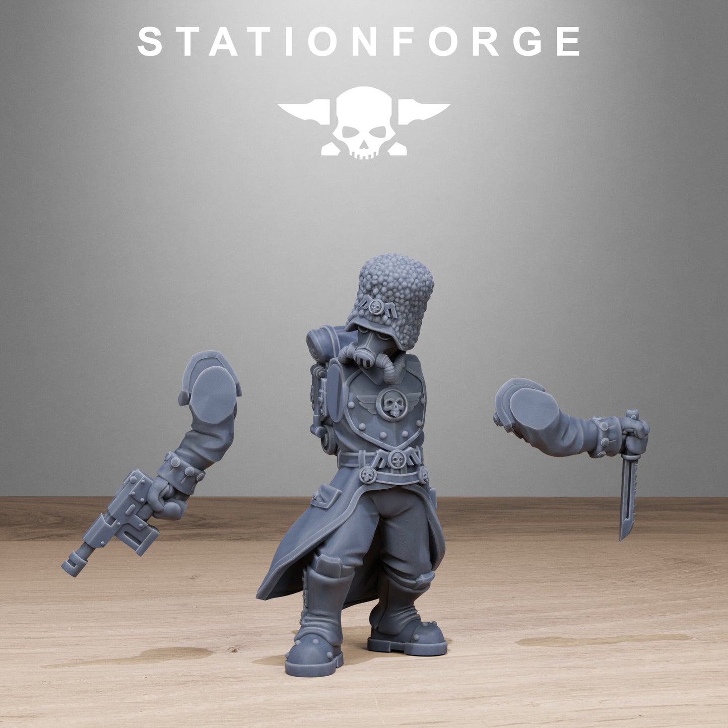 Imperial Soldiers of the Grim Guard x 10, Death Division, Royal Firstborn Korps