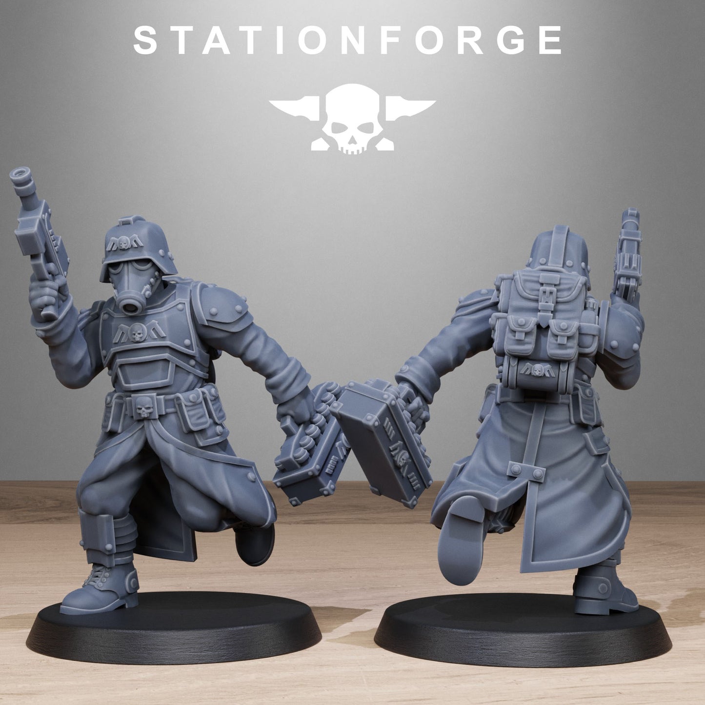 Imperial Soldiers of the Grim Guard x 10, Death Division, Vigils Korps