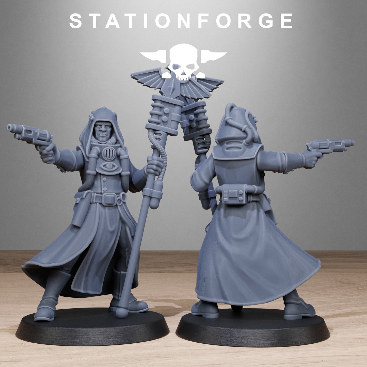 Imperial Seers of the Grim Guard x 10, Death Division, Psyker Korps