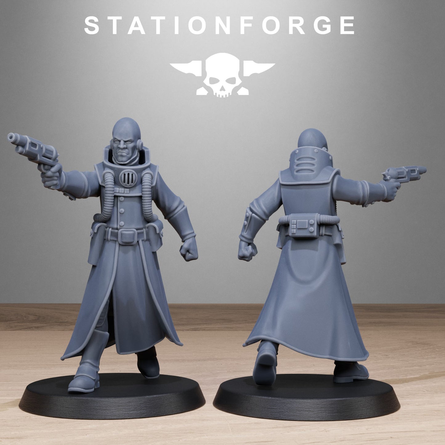 Imperial Seers of the Grim Guard x 10, Death Division, Psyker Korps