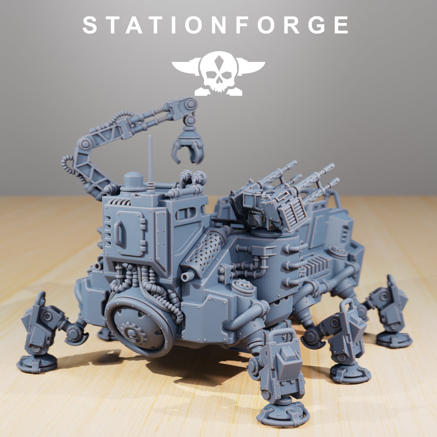 Scavenger Transporter Tank Crawler, Tech Adepts, Mech Division