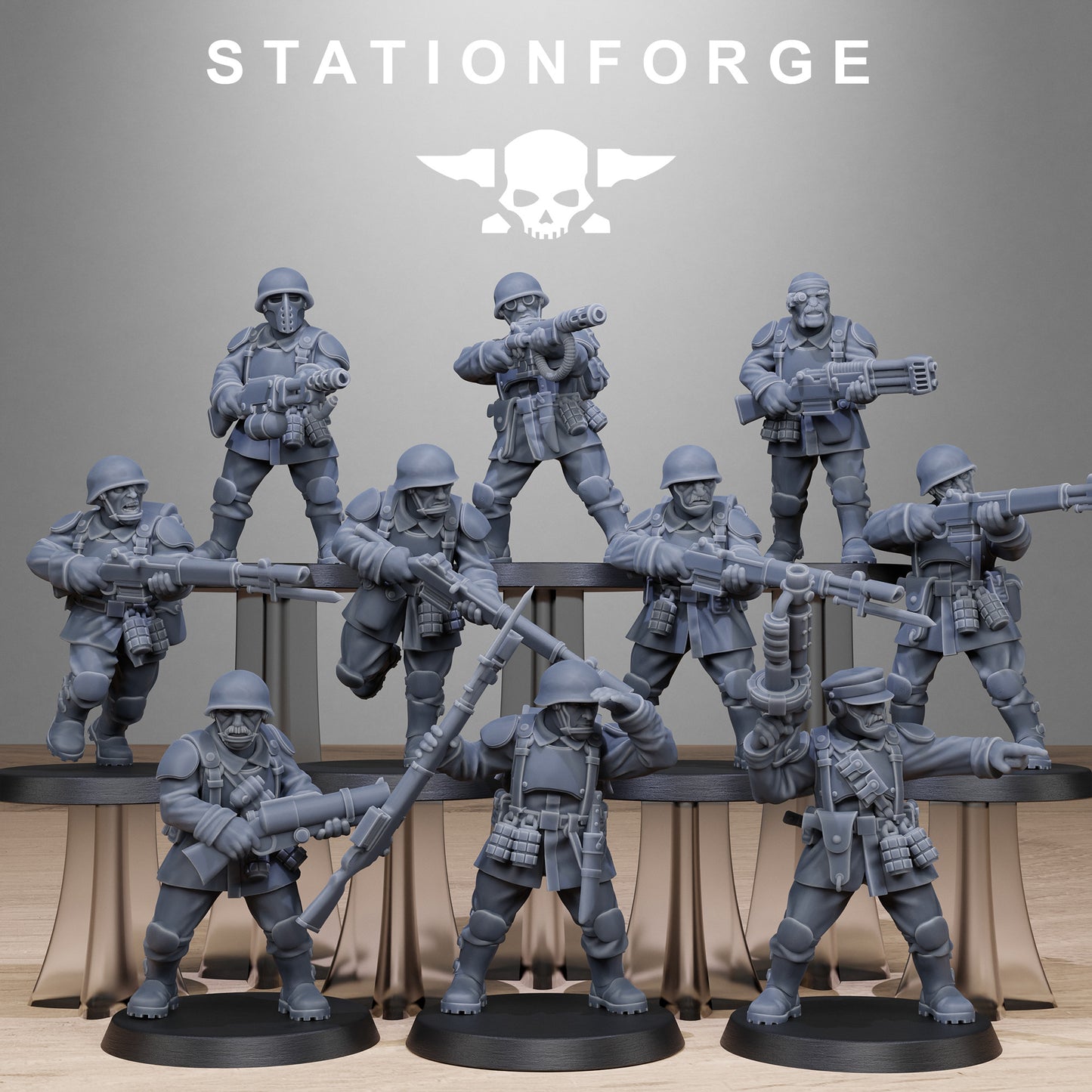 Freeguard Infantry Squad x 10 - Troops of the Imperial Guard, Shock Division