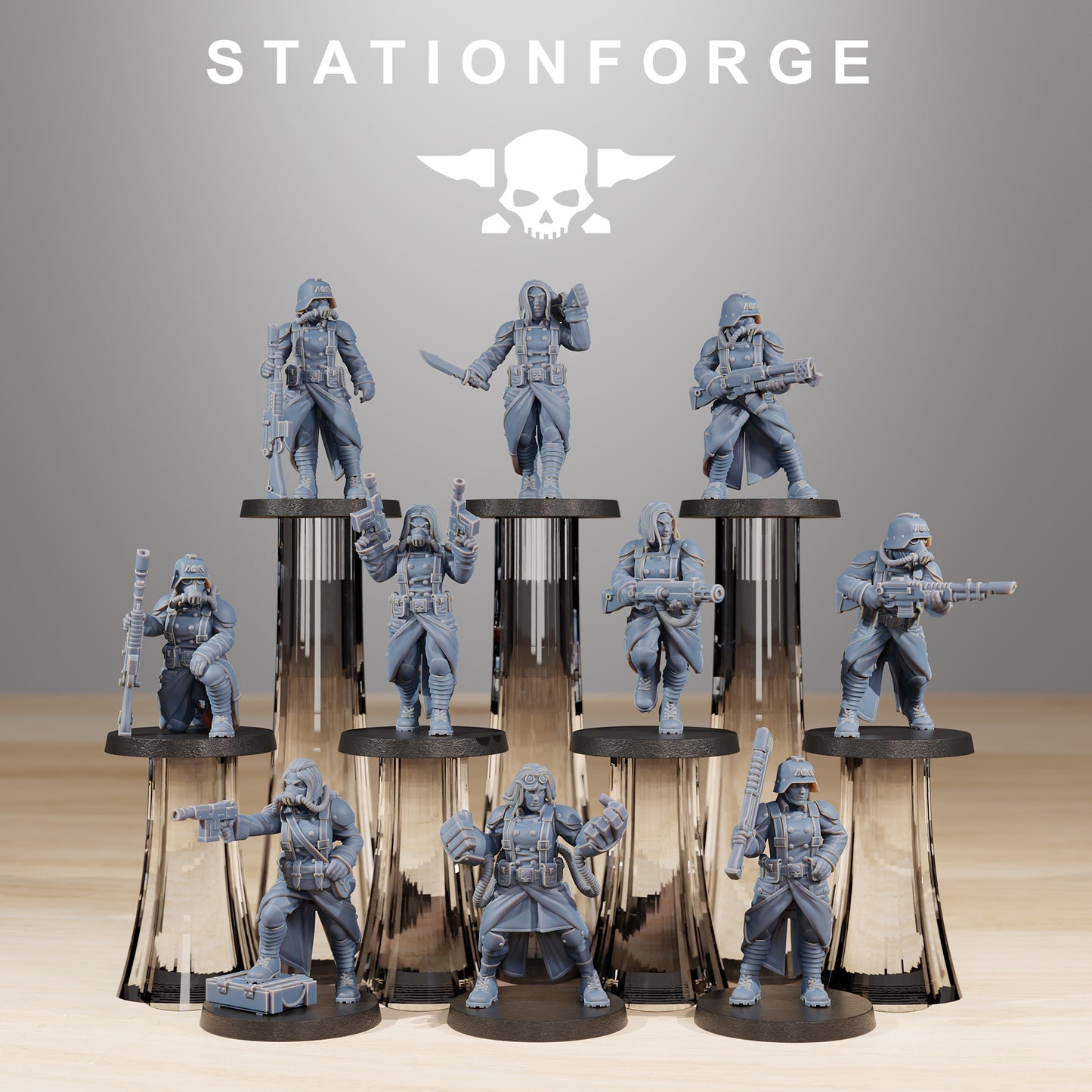 Imperial Sisters of War of the Grim Guard x 10, Death Division, Kill Team Korps