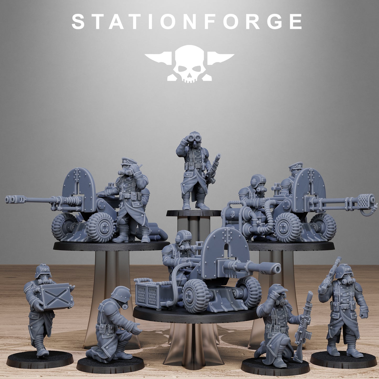 Imperial Soldiers of the Grim Guard, Death Division, Battle Weapons Korps x 3