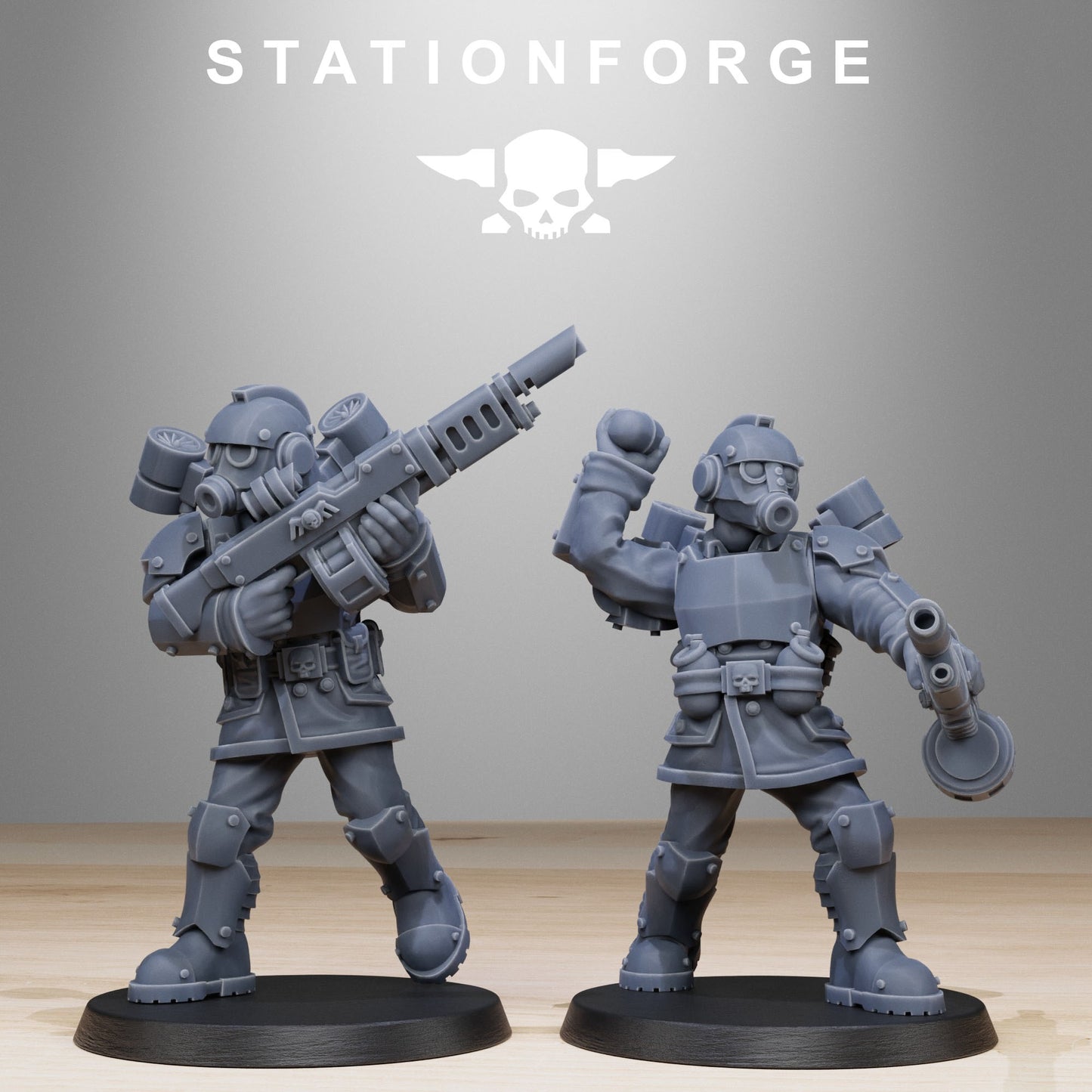Imperial Soldiers of the Grim Guard x10, Death Division, Jump Infantry Korps