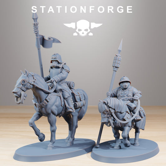 Pony Cavalry Riders of the Grim Guard x 5, Rough Ground Division, Cavalry Korps