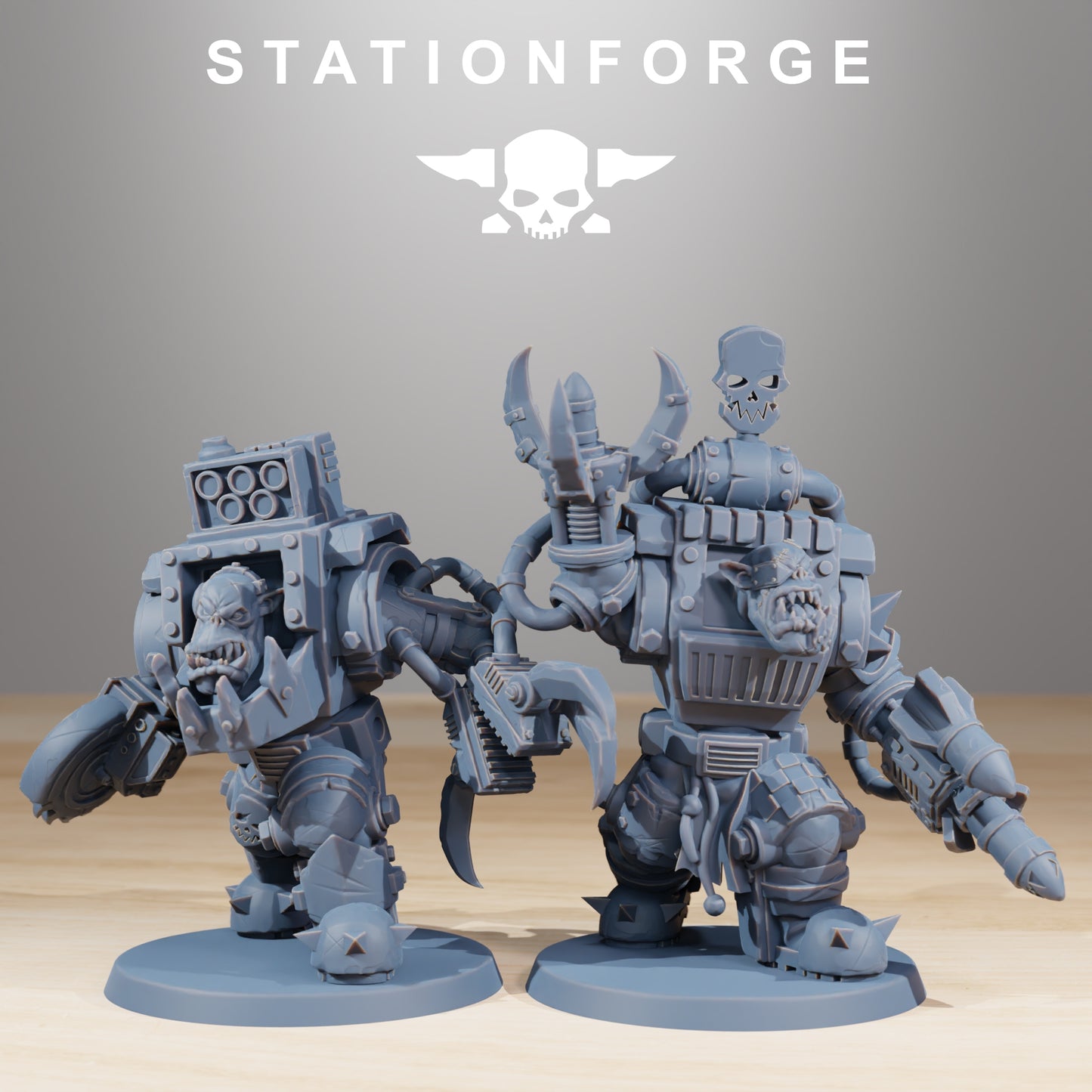 Orkaz Steelbrutes - Orc Mega Armour Nobs