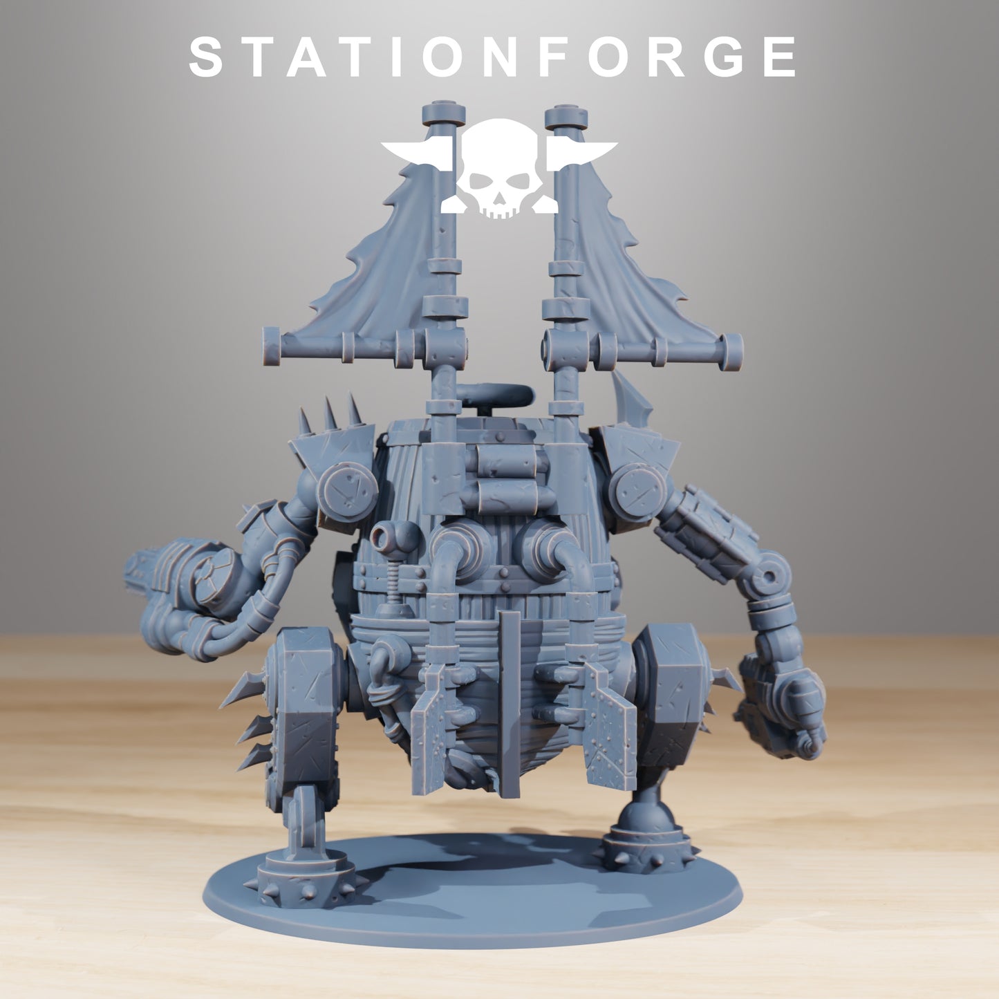 Orc Gob Pirate Bots, Killer Division, with crew x4