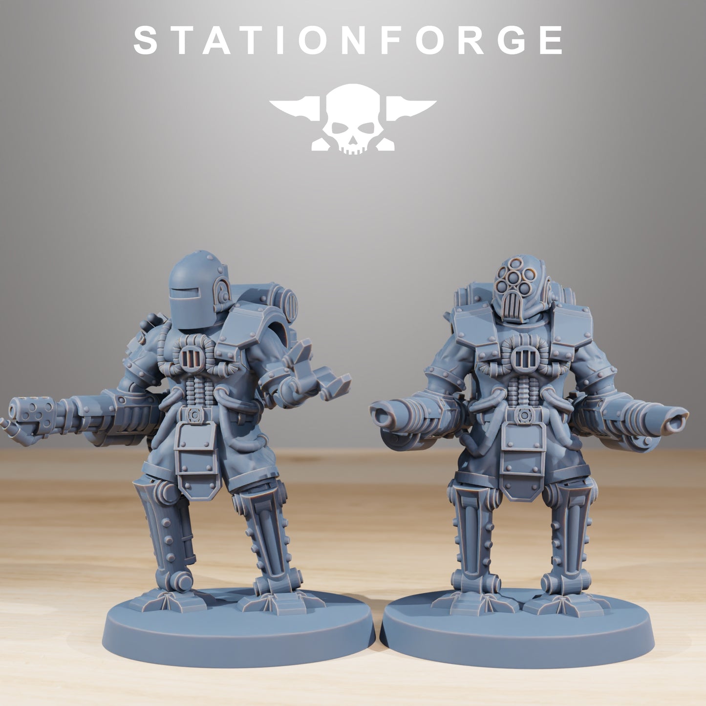 Scavenger Cyborgs, Tech Adepts, Mech Vanguard Division