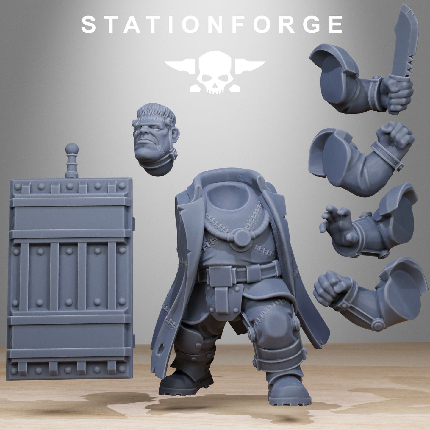 Grim Guard Mutantstein, Imperial Ogre of Death Division, Armoured Mutant Korps