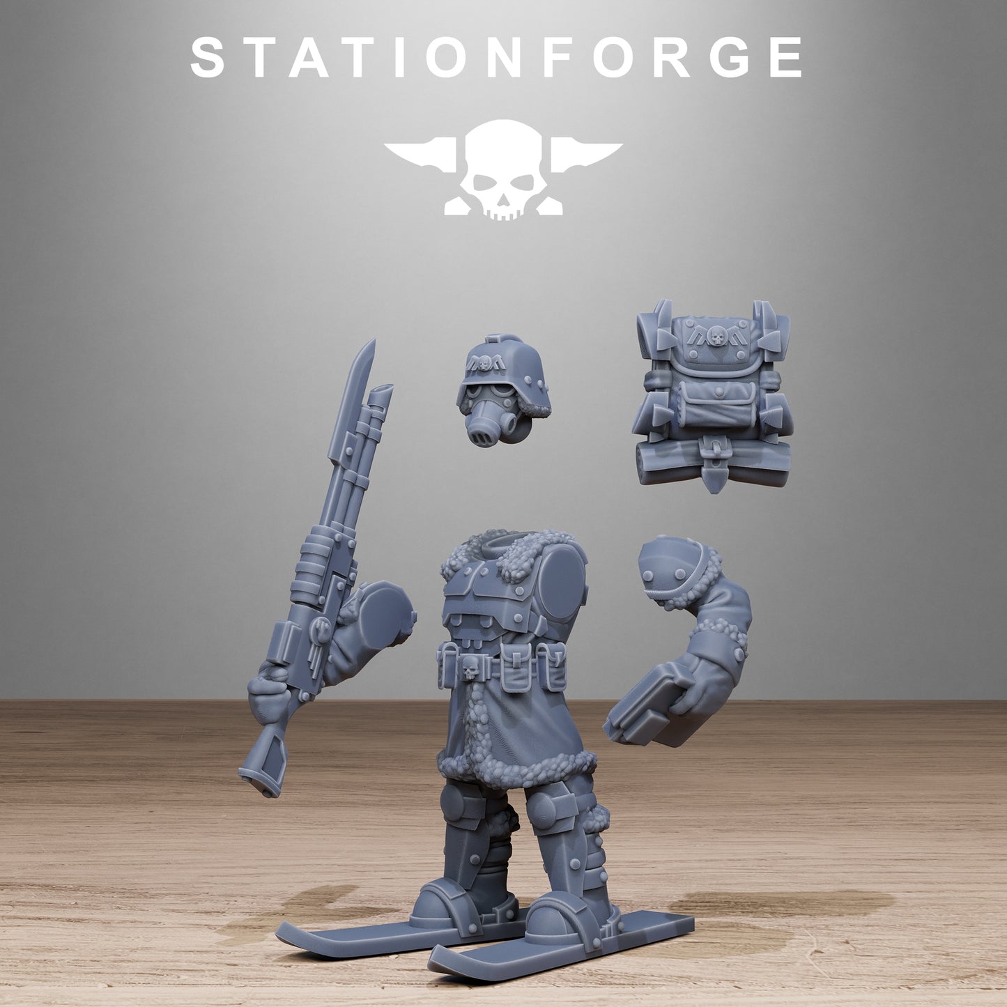 Imperial Soldiers of the Grim Guard x 10, Death Division, Frostwatch Patrol