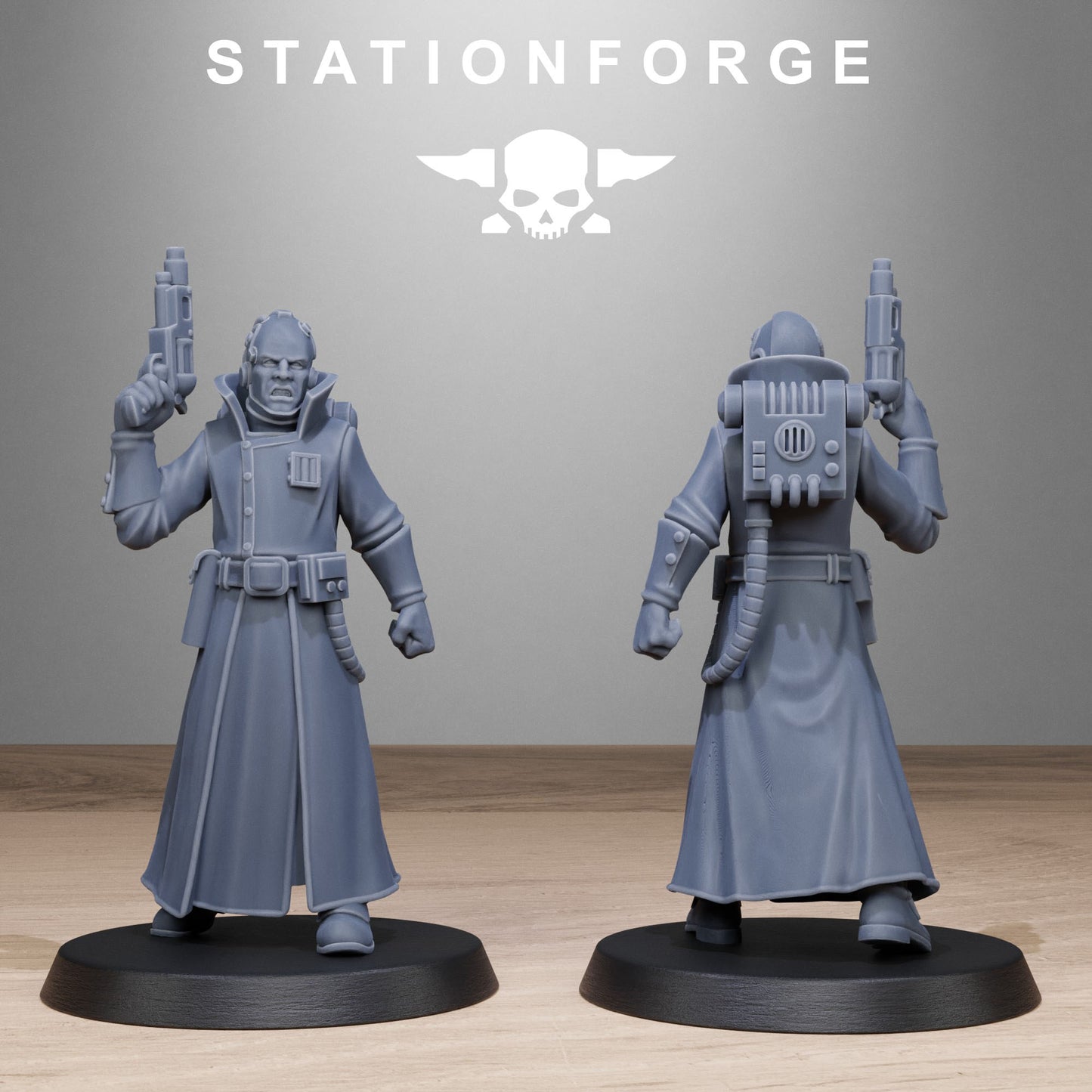 Imperial Seers of the Grim Guard x 10, Death Division, Psyker Korps