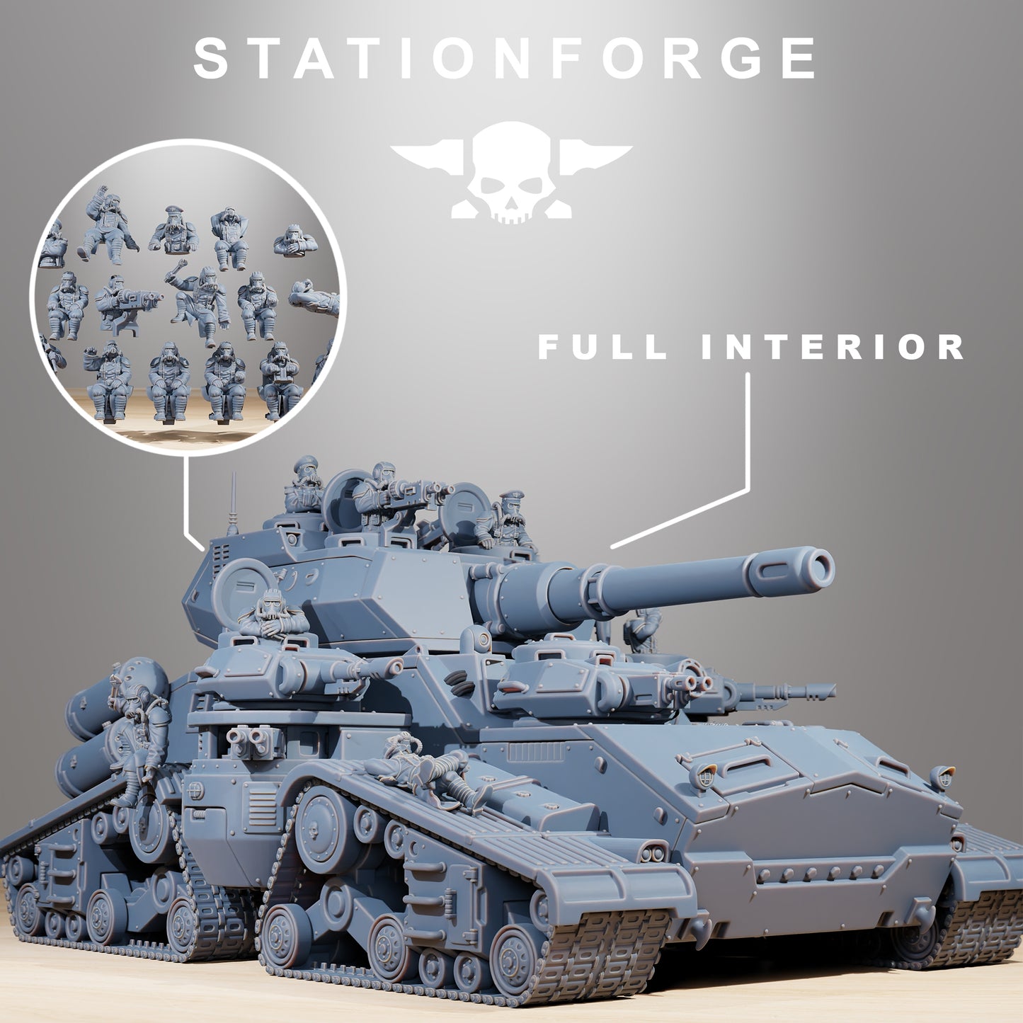 Imperial Tank of the Grim Guard, Monolith Bane Tank, Blade Division