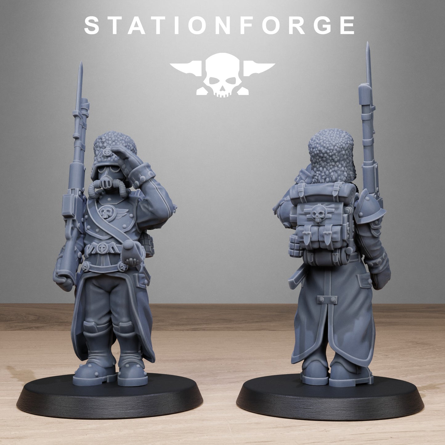Imperial Soldiers of the Grim Guard x 10, Death Division, Royal Firstborn Korps