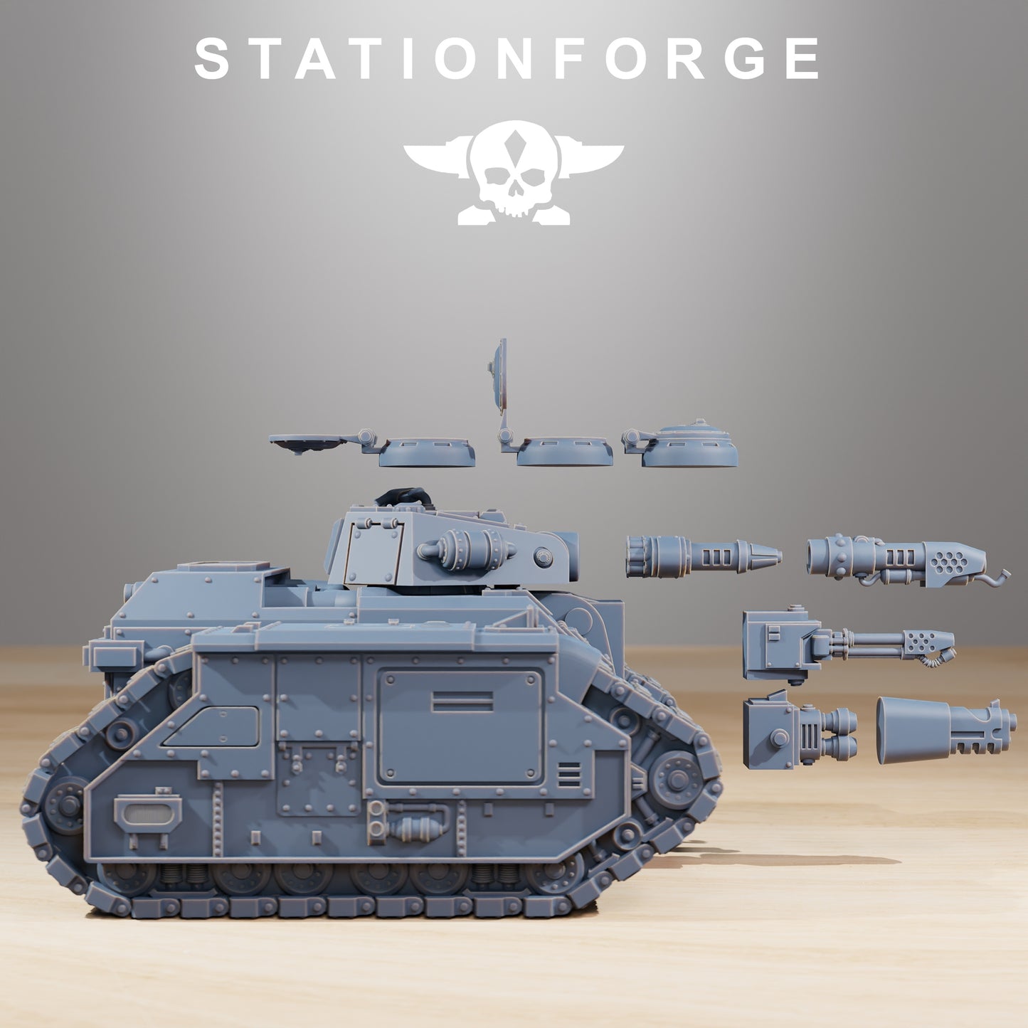 Imperial Flame Tank of the Grim Guard, Death Division, Hell Korps