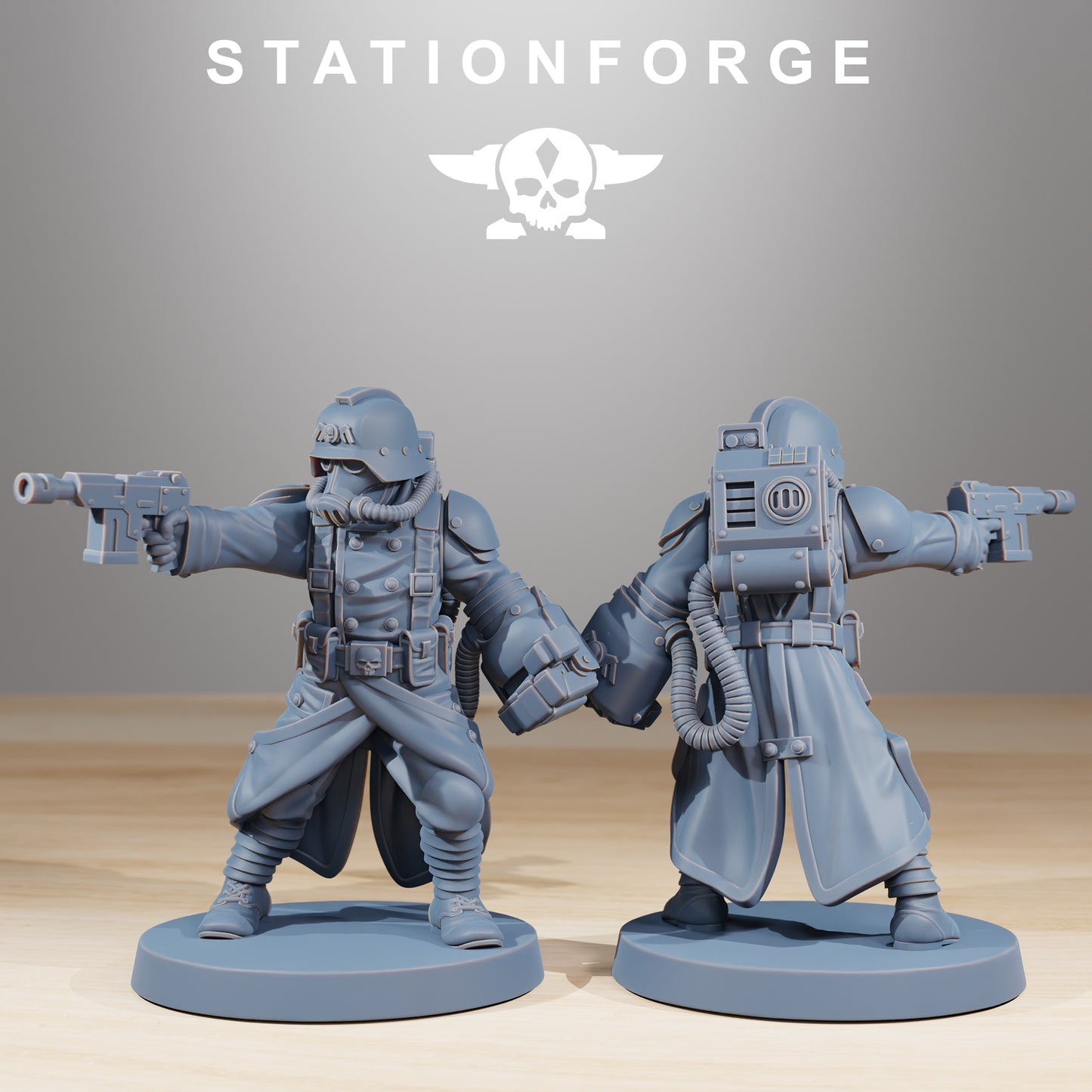 Imperial Kill Team of the Grim Guard x 10, Death Division, Acolytes Korps