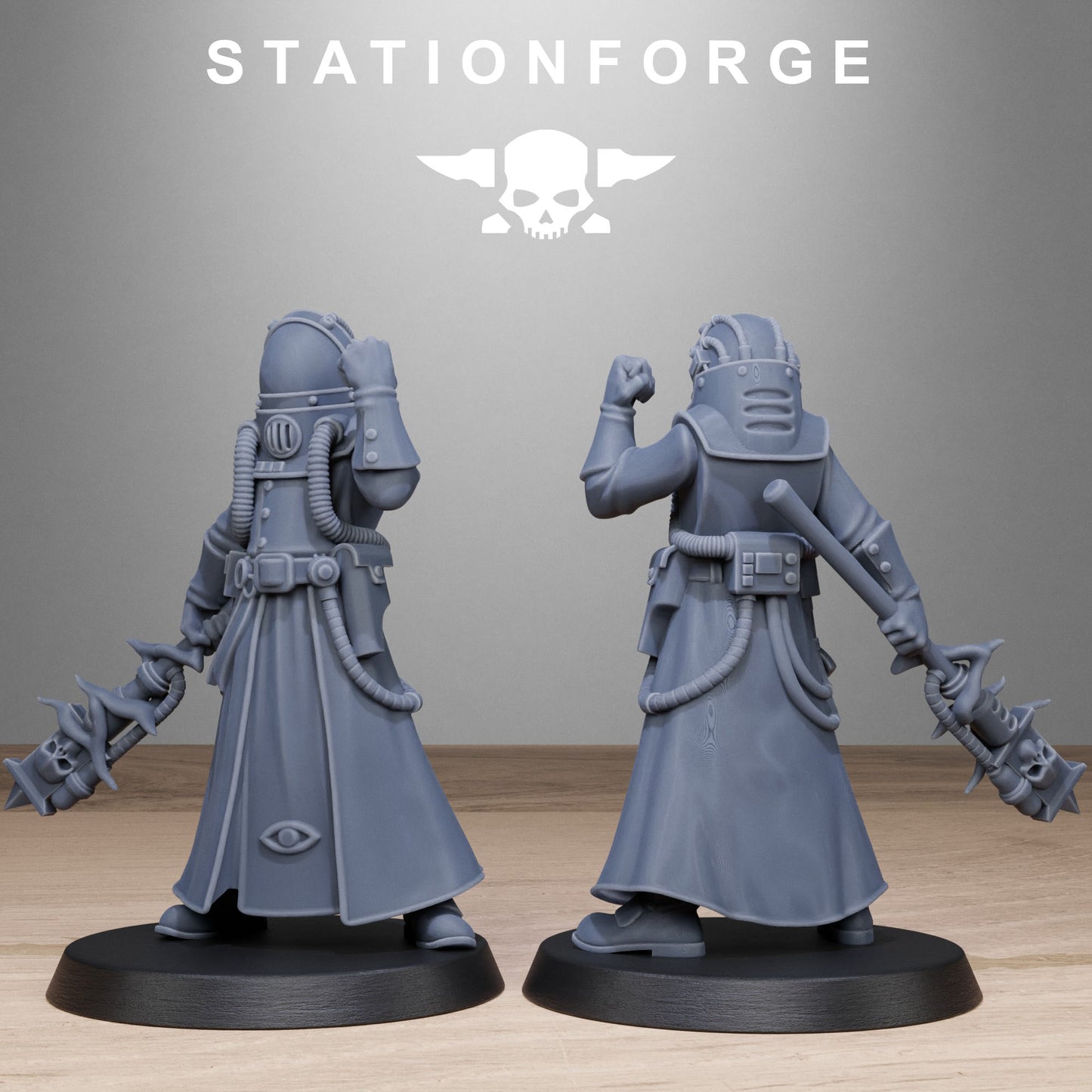 Imperial Seers of the Grim Guard x 10, Death Division, Psyker Korps