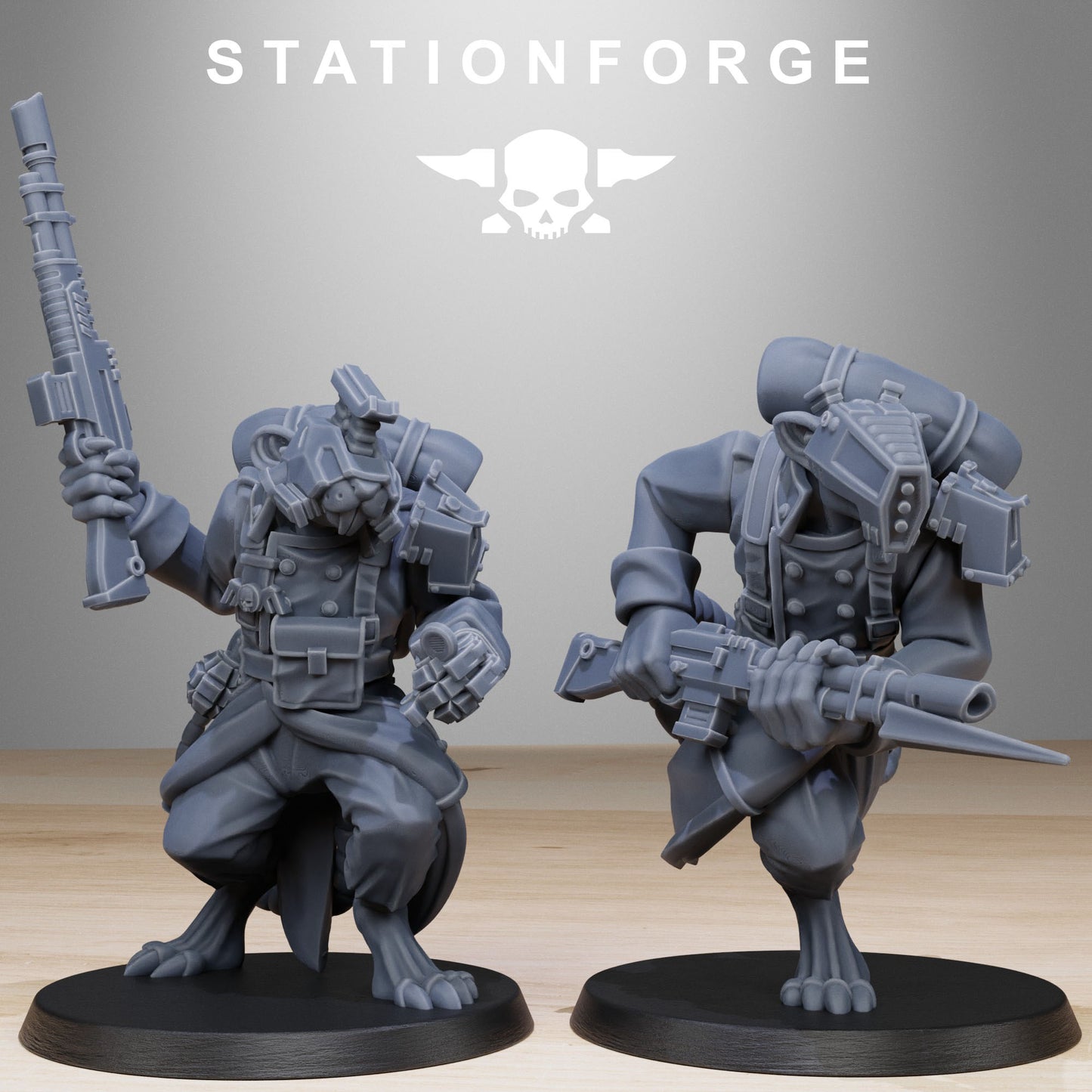 Imperial Soldiers of the Grim Guard x 10, Death Division, Raticus Korps