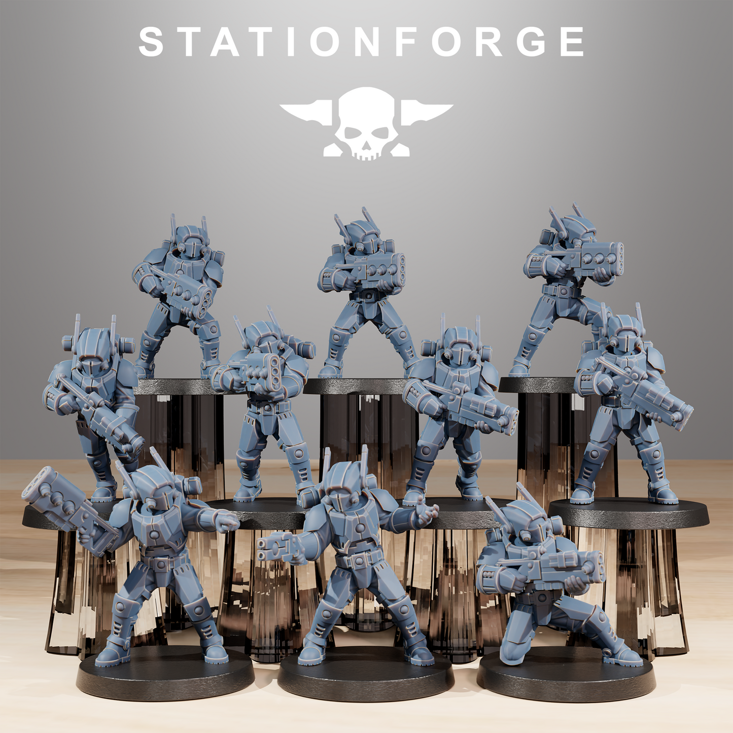Tarion Clone Droid Warrior Infantry x10, Fire Team