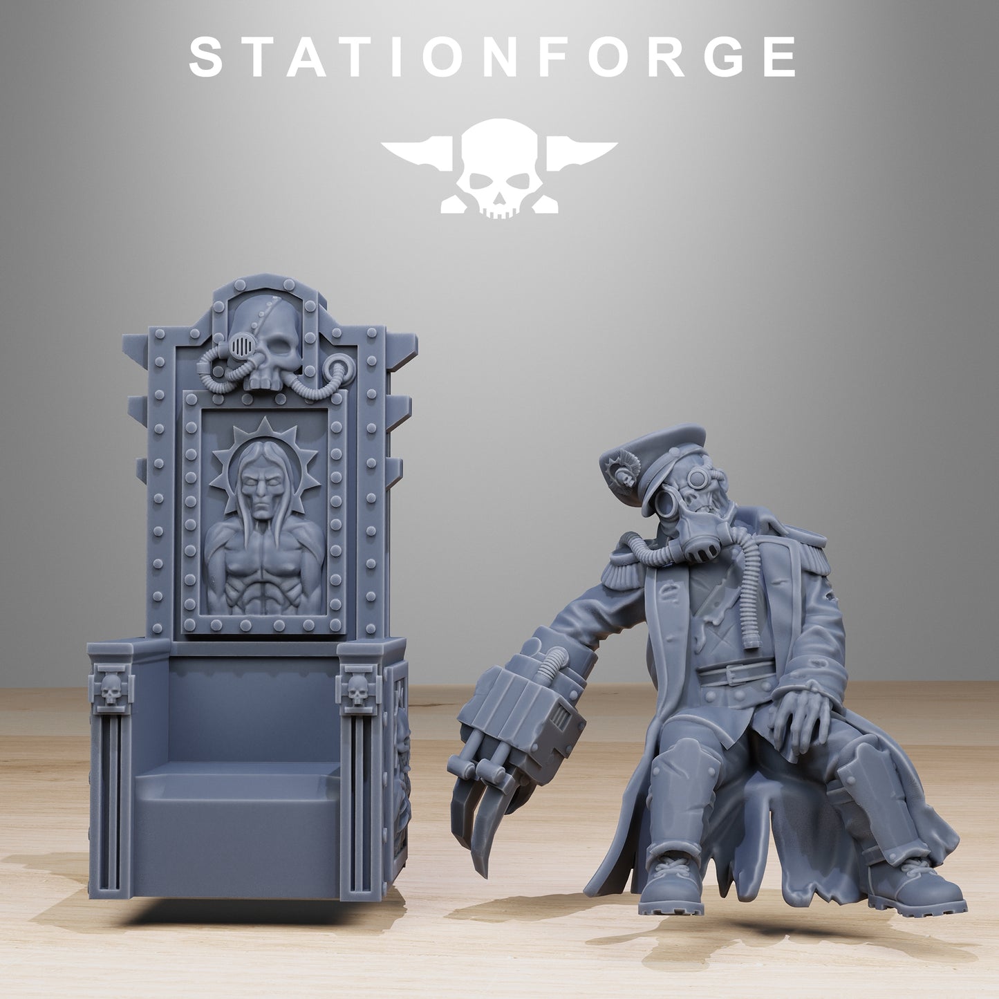 The Fallen Imperial Officer of the Grim Guard, Death Division, Wounded Korps x1