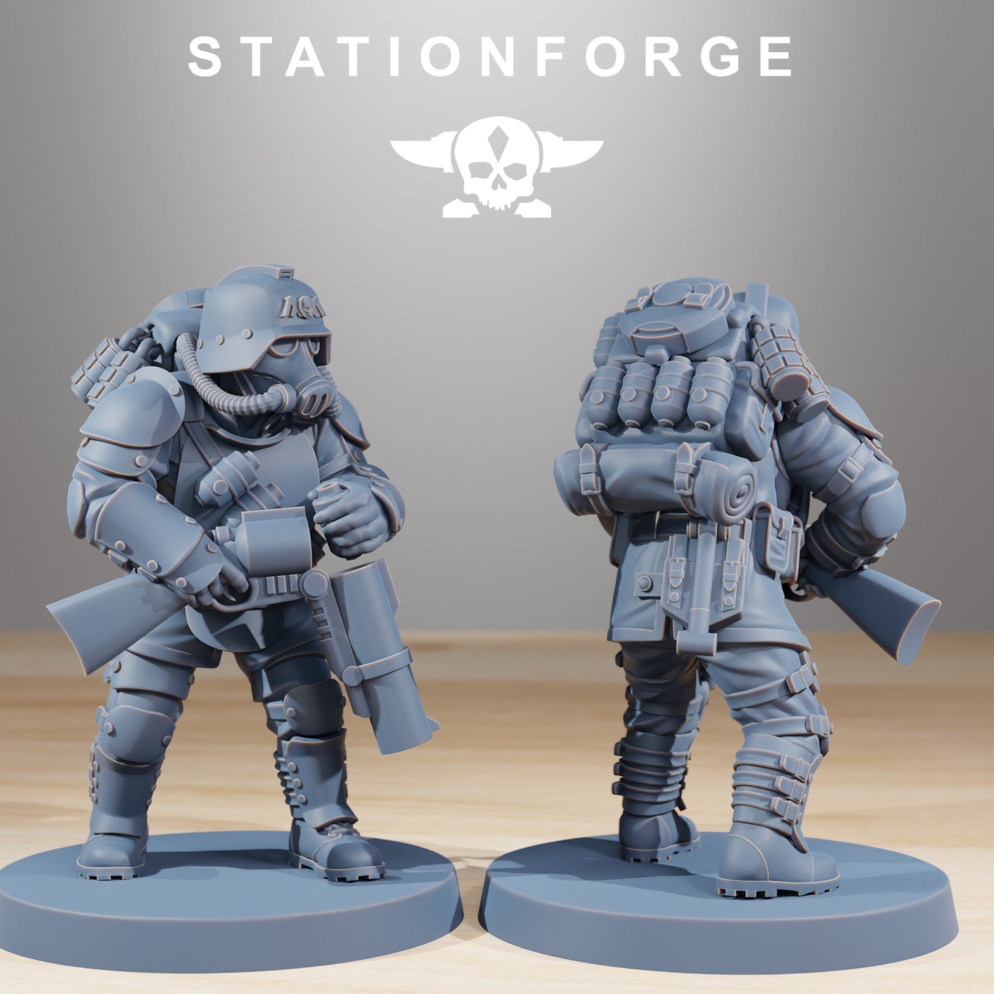 Imperial Kill Team of the Grim Guard x 10, Death Division, Ironclad Korps