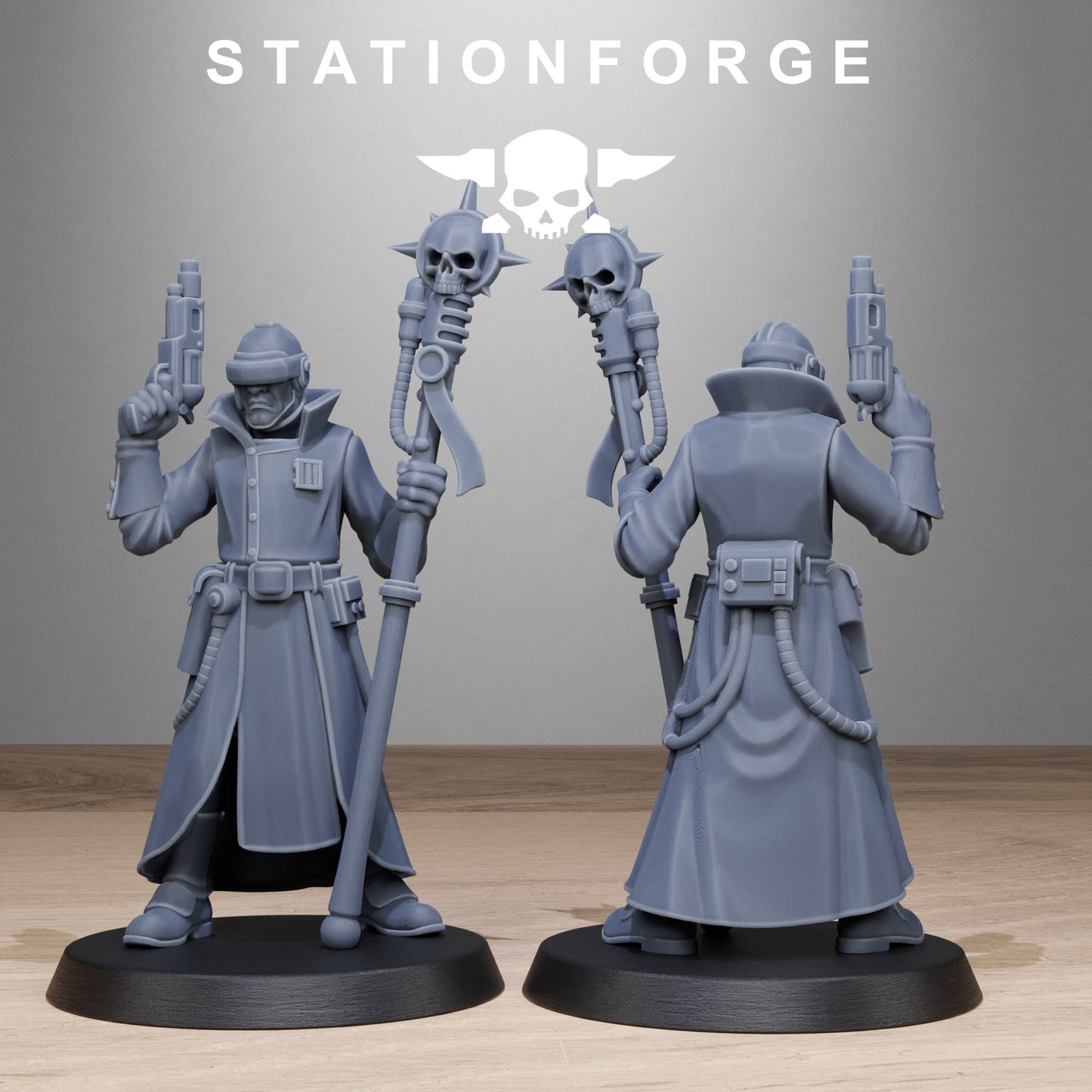 Imperial Seers of the Grim Guard x 10, Death Division, Psyker Korps