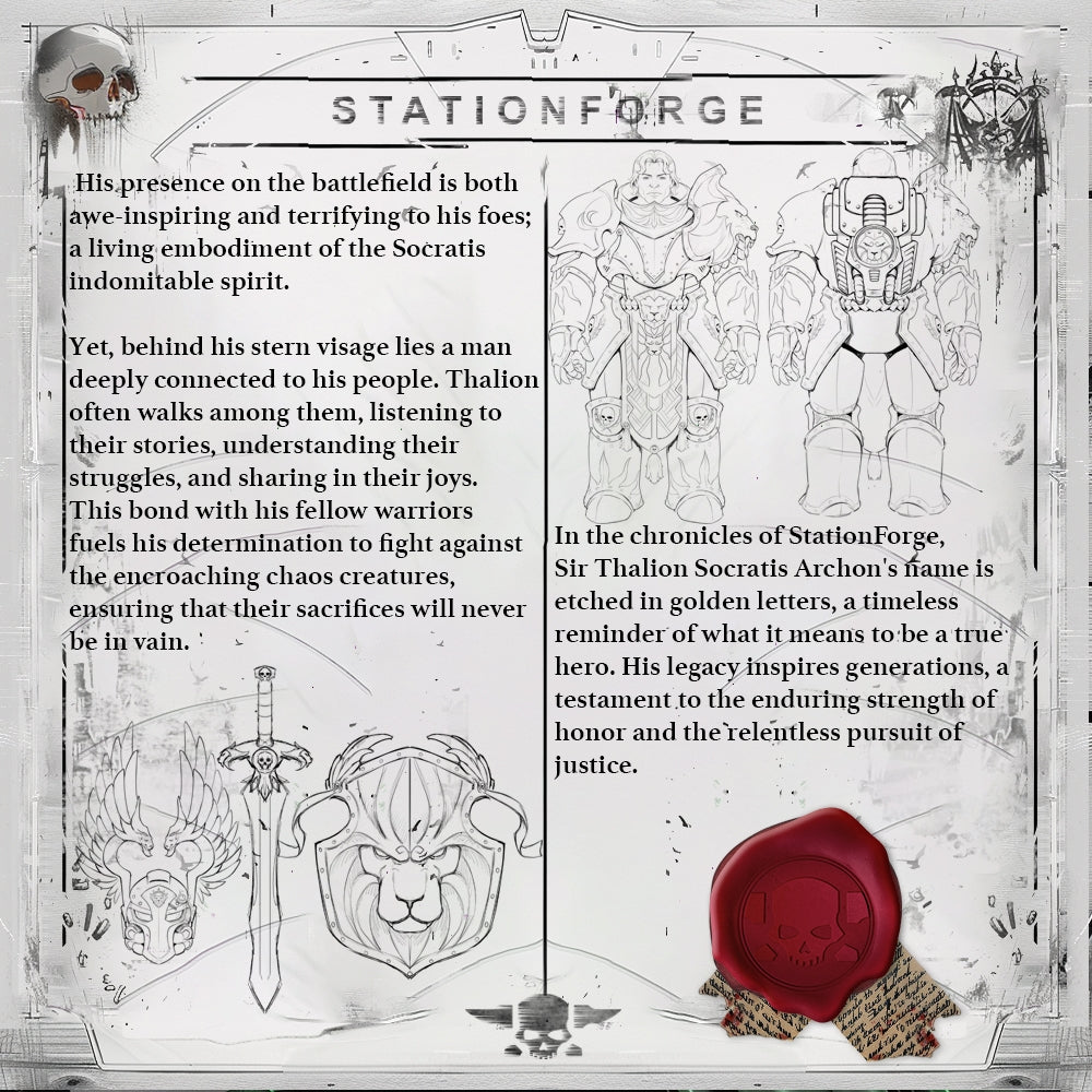Sir Thalion The Socratis Archon Space Division, Marine Core