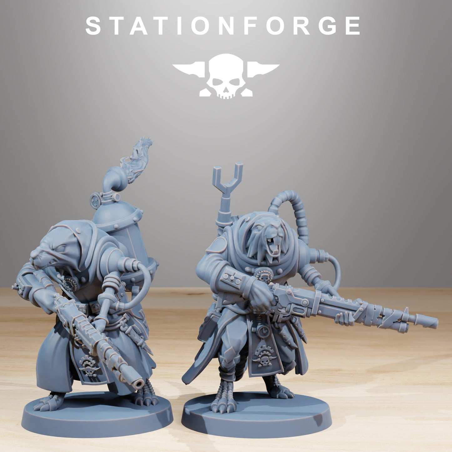 Scavenger Raticus Grunts x11 Ranger Squad, Vanguard Core, Mech Division