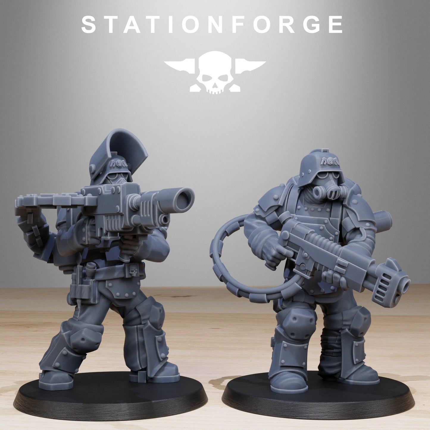 Imperial Soldiers of the Grim Guard x 10, Death Division, Armoured Korps