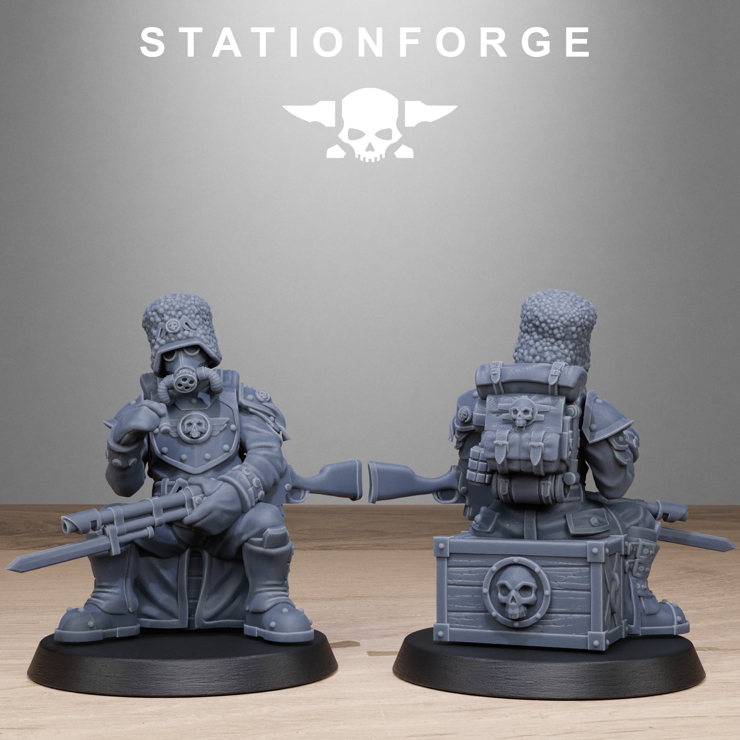 Imperial Soldiers of the Grim Guard x 10, Death Division, Royal Firstborn Korps
