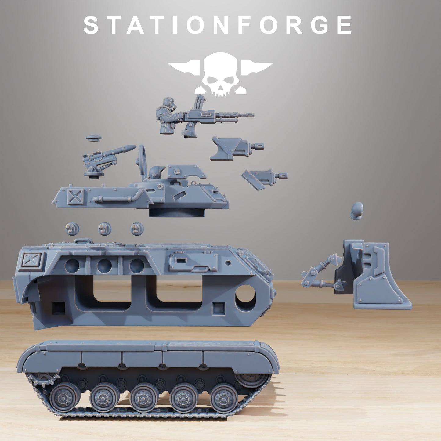 Armoured Carrier - Support Imperial Tank of the Grim Guard, Personnel Division