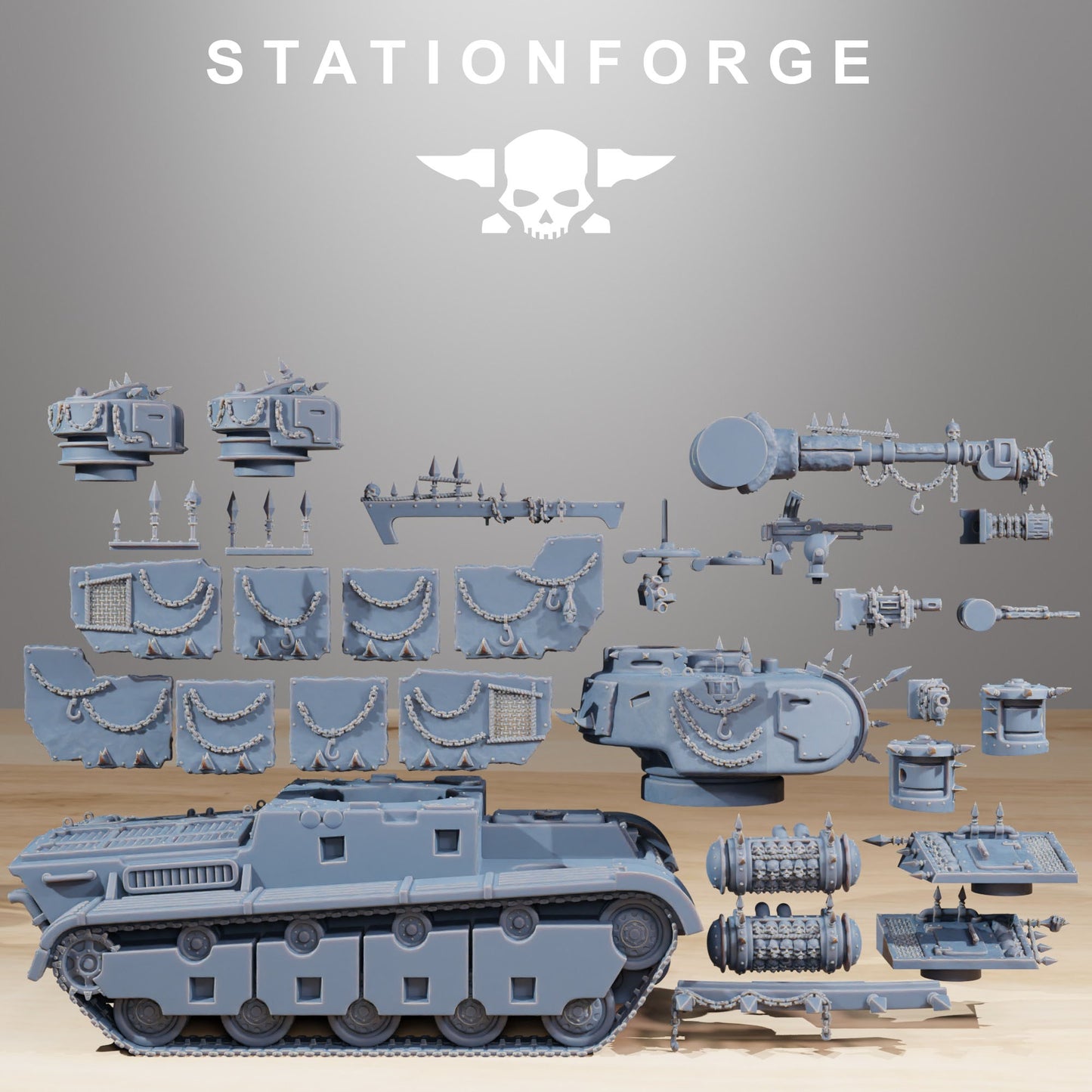 Corrupted Heavy Imperial Battle Tank, Death Division