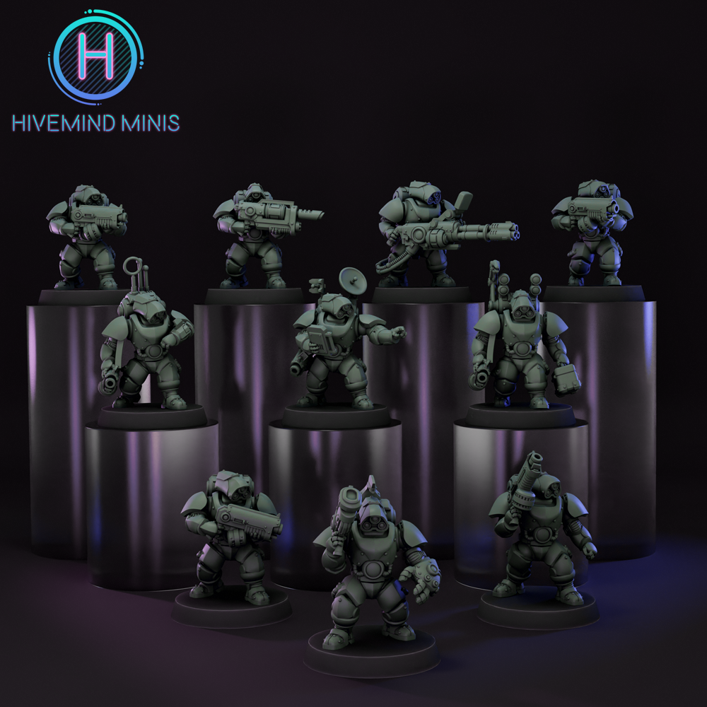 League of Space Dwarves, Hearth Kindred Droids x10