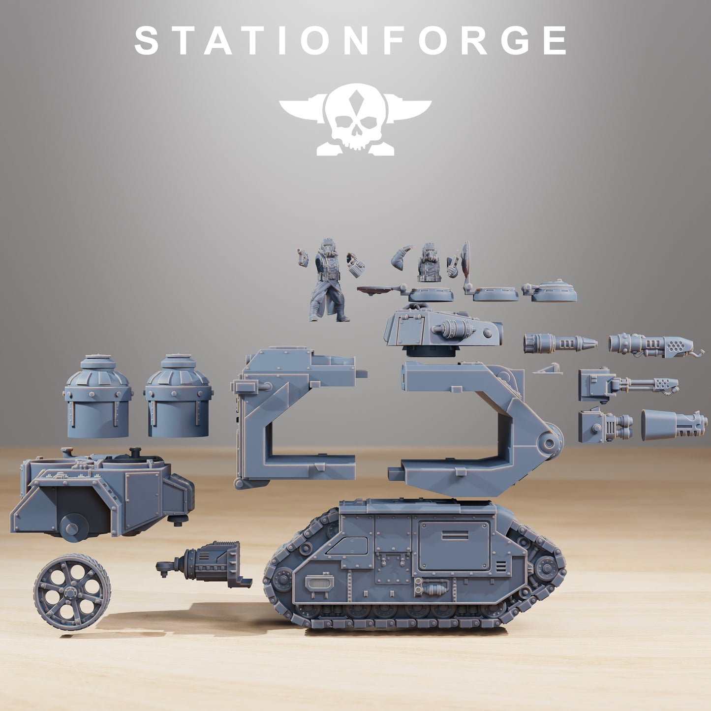 Imperial Flame Tank of the Grim Guard, Death Division, Hell Korps, No Trialer