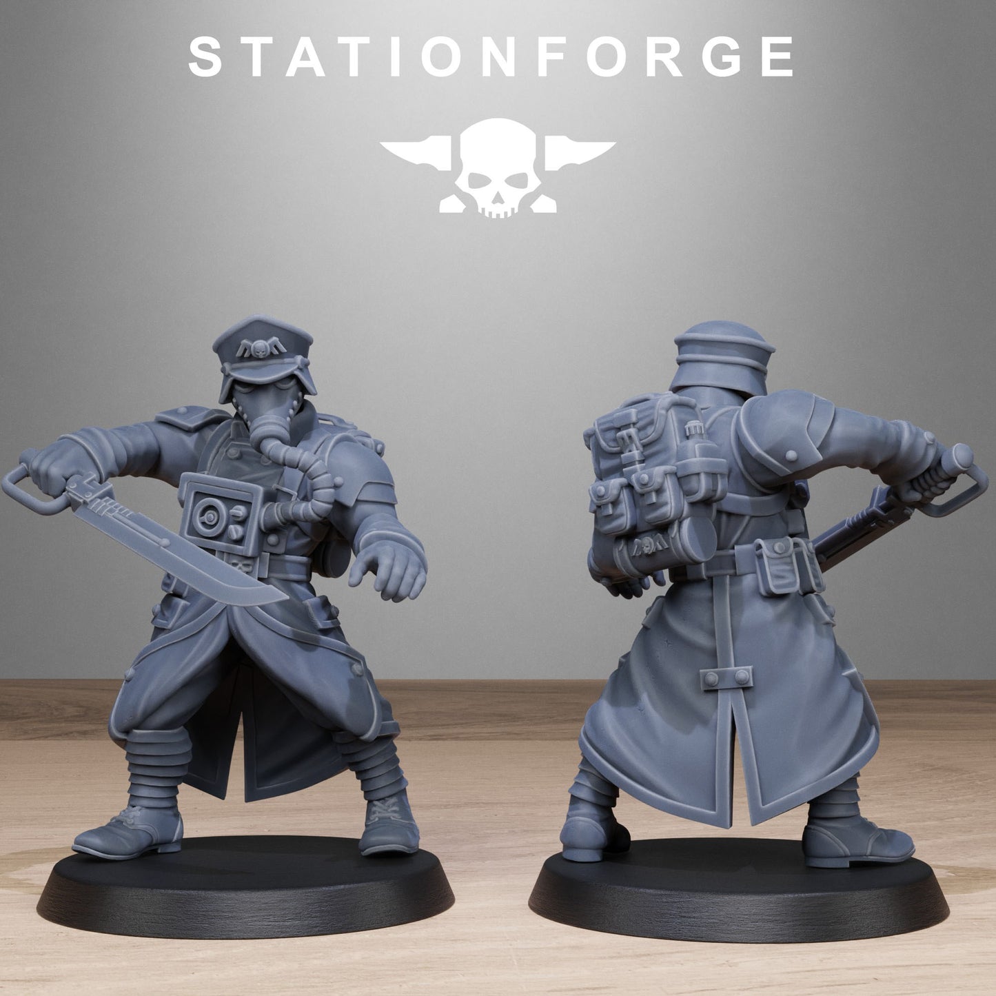 Imperial Soldiers of the Grim Guard x 10, Death Division, Vigils Korps
