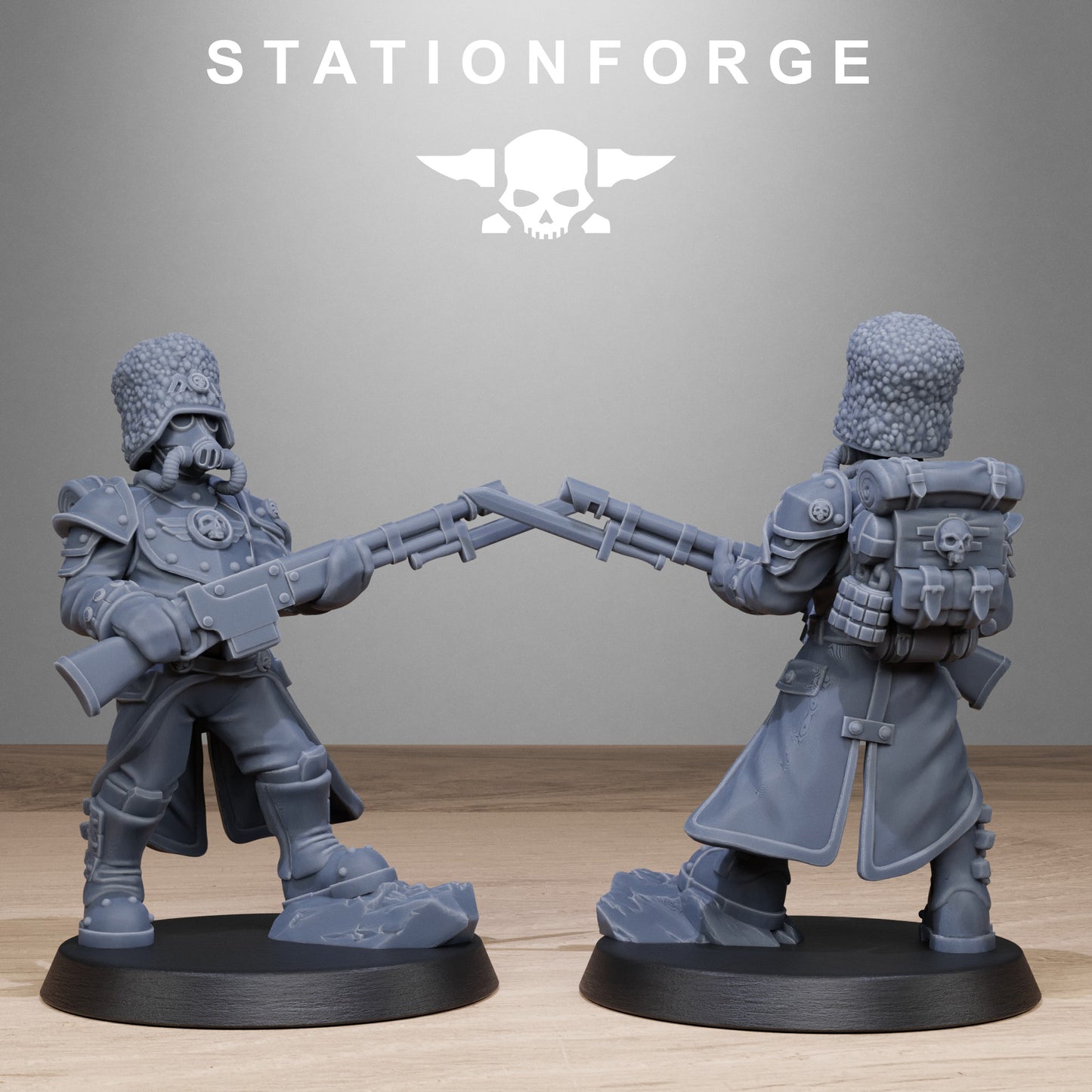 Imperial Soldiers of the Grim Guard x 10, Death Division, Royal Firstborn Korps