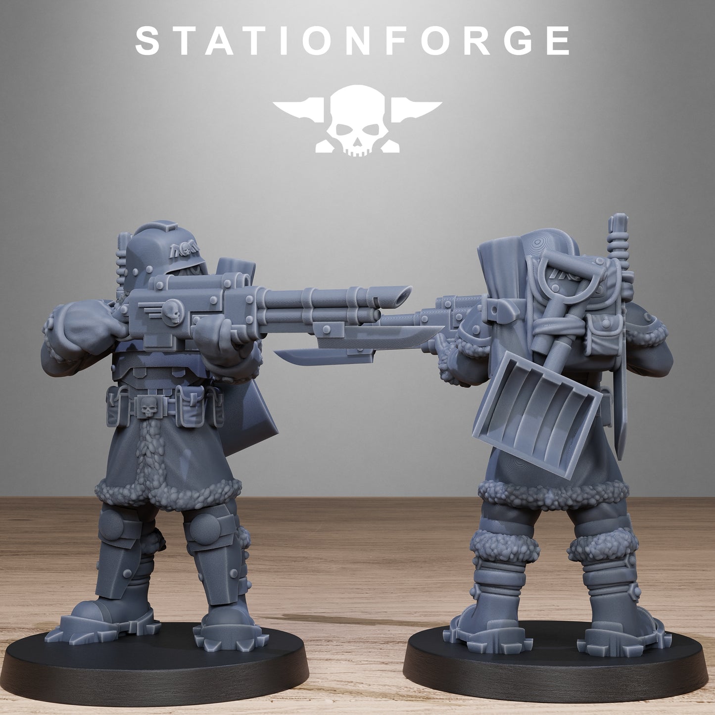 Imperial Soldiers of the Grim Guard x 10, Death Division, Frostwatch Patrol