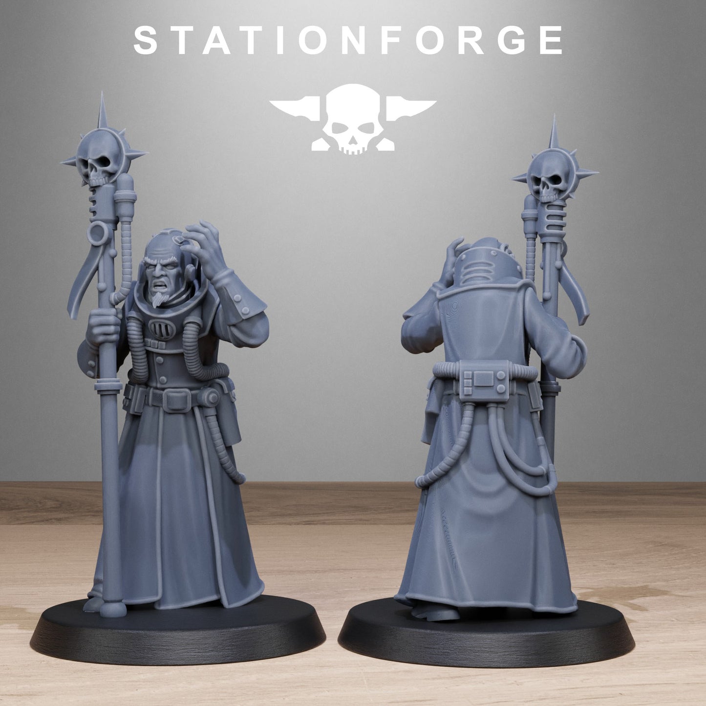 Imperial Seers of the Grim Guard x 10, Death Division, Psyker Korps