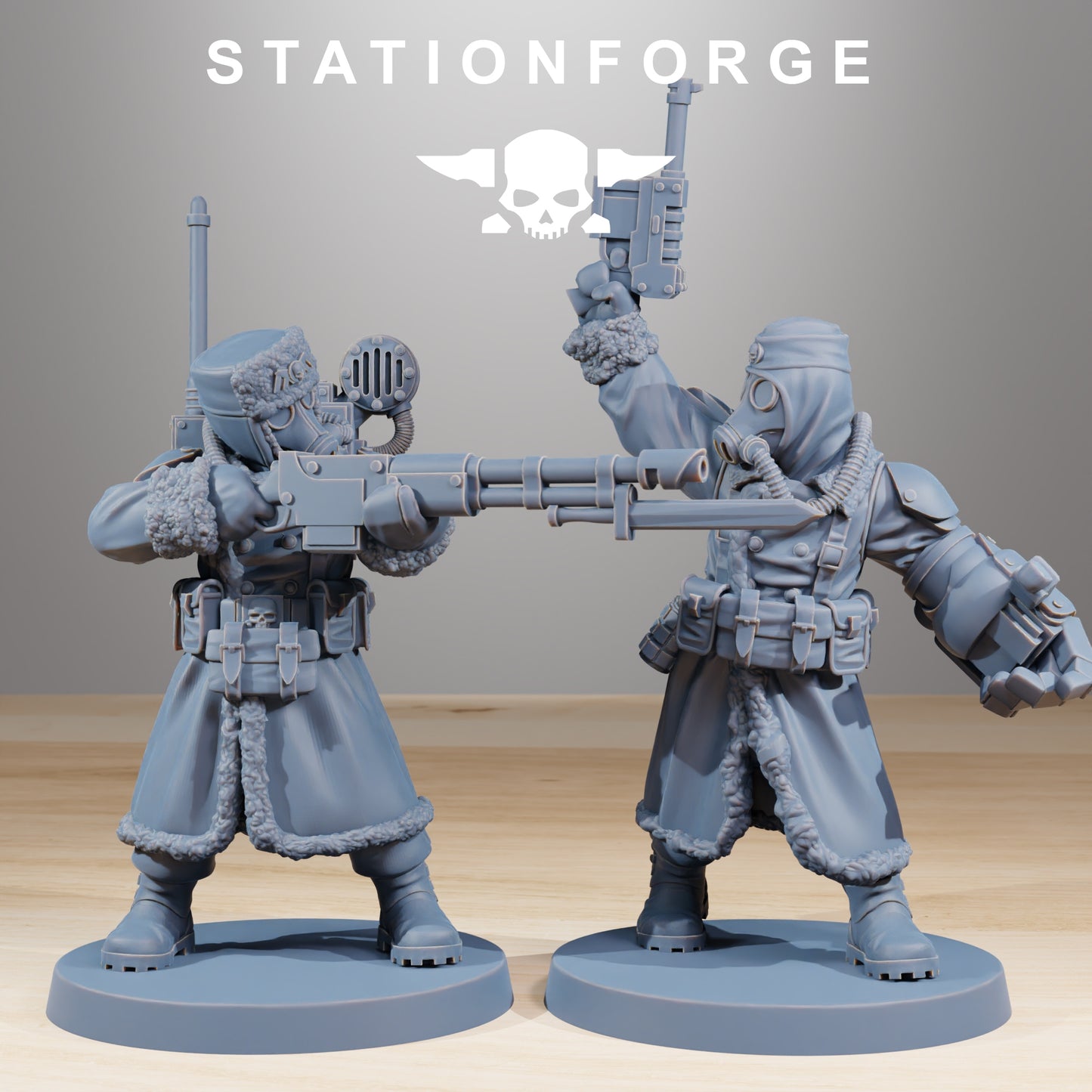 Imperial Soldiers of the Grim Guard x 10, Death Division, Frostwatch Korps