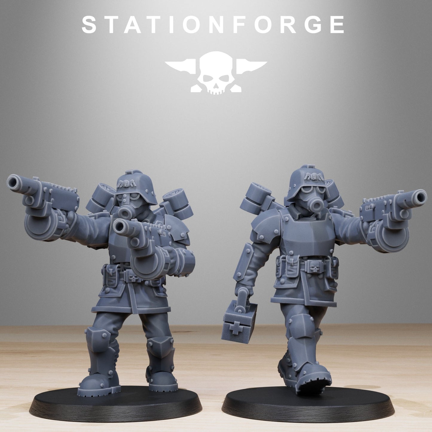 Imperial Soldiers of the Grim Guard x10, Death Division, Jump Infantry Korps
