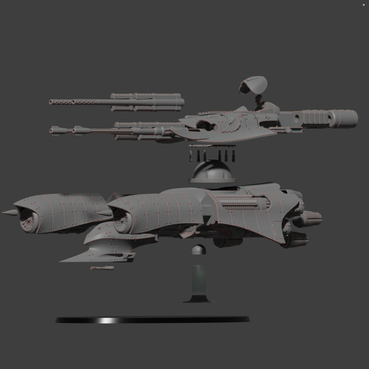 Diverging Realms - Coven - Custodians Gyrfalcon Heavy Speeder Grav Tank